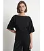 HPDP HDYURI SS DRAPED TOP Black by HPDP
