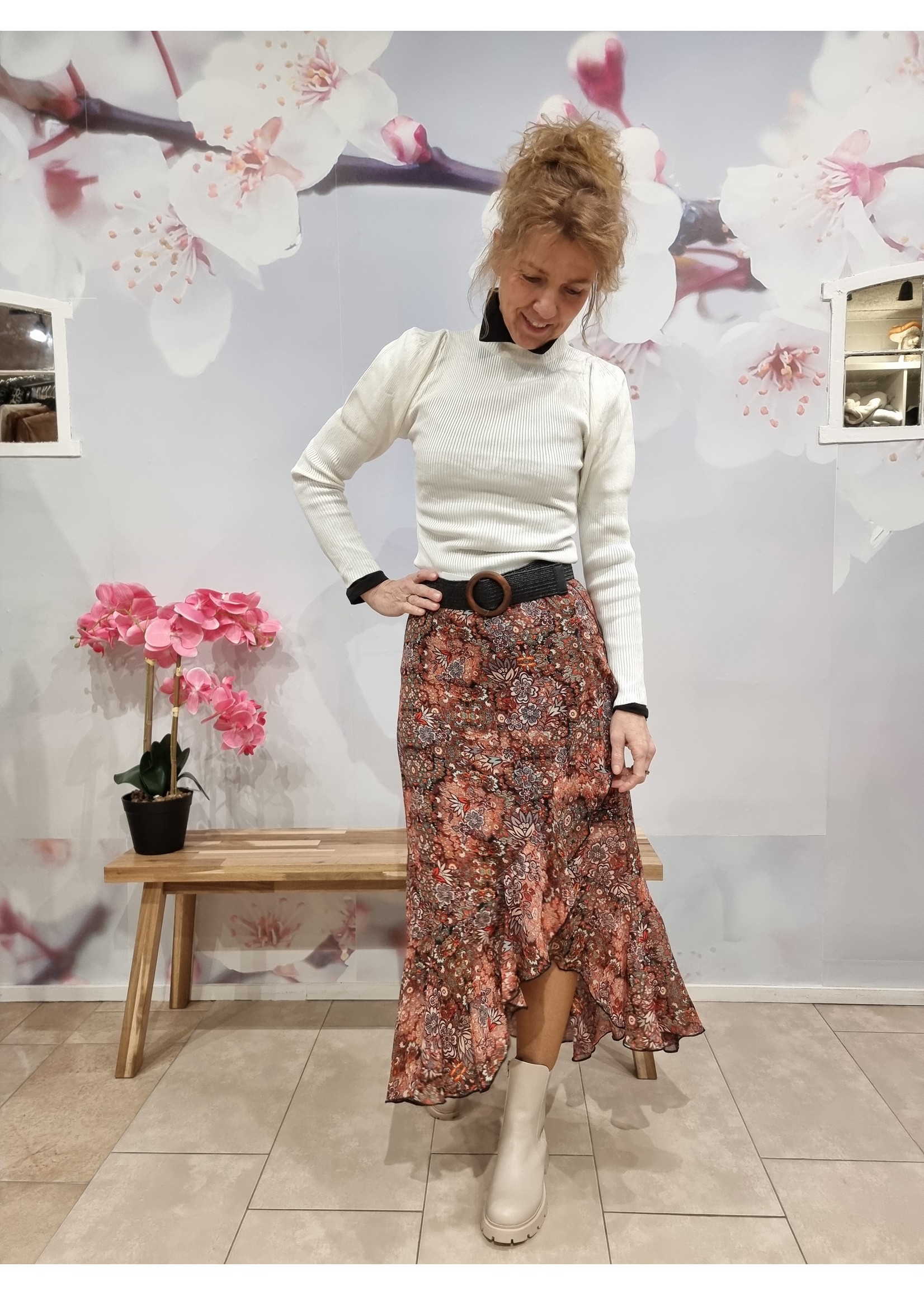 Flamant Rose Long skirt Nina