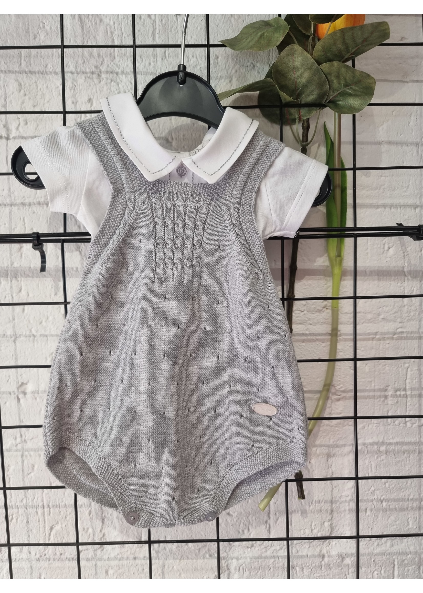 dr Kid Body met blouse kraagje grijs