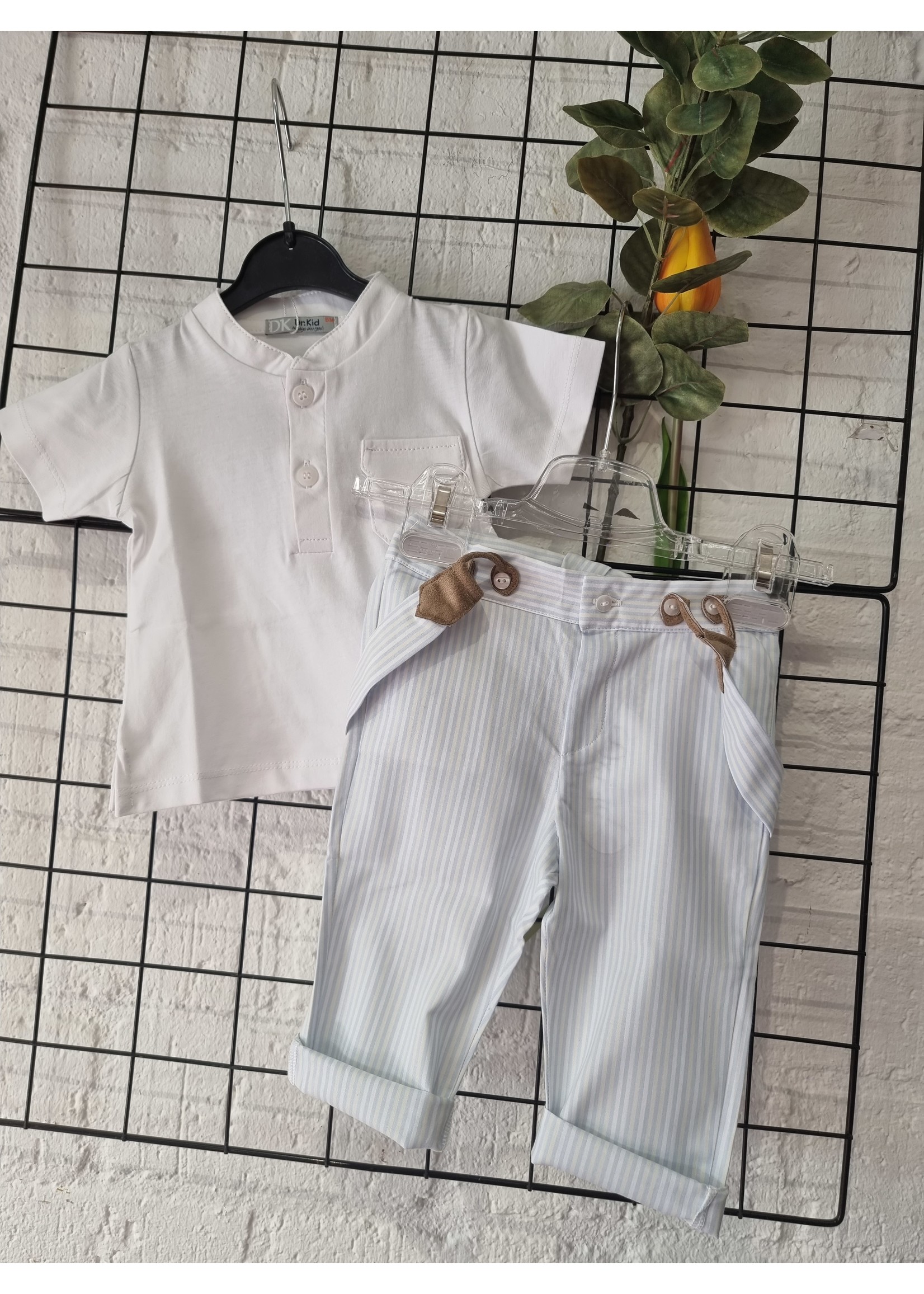 dr Kid Blouse shirt met mao kraagje