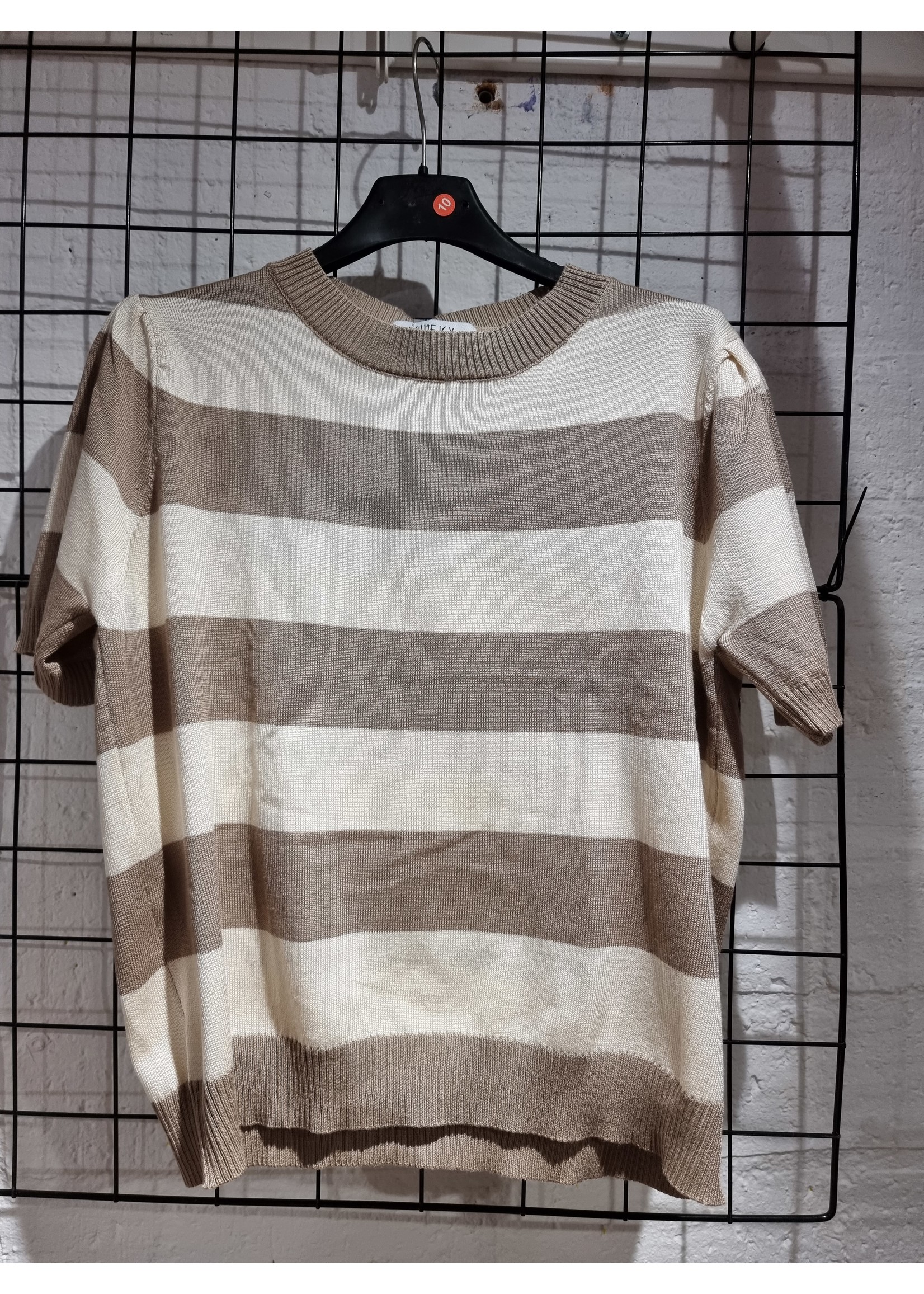 by Clara Knitwear top beige/taupe
