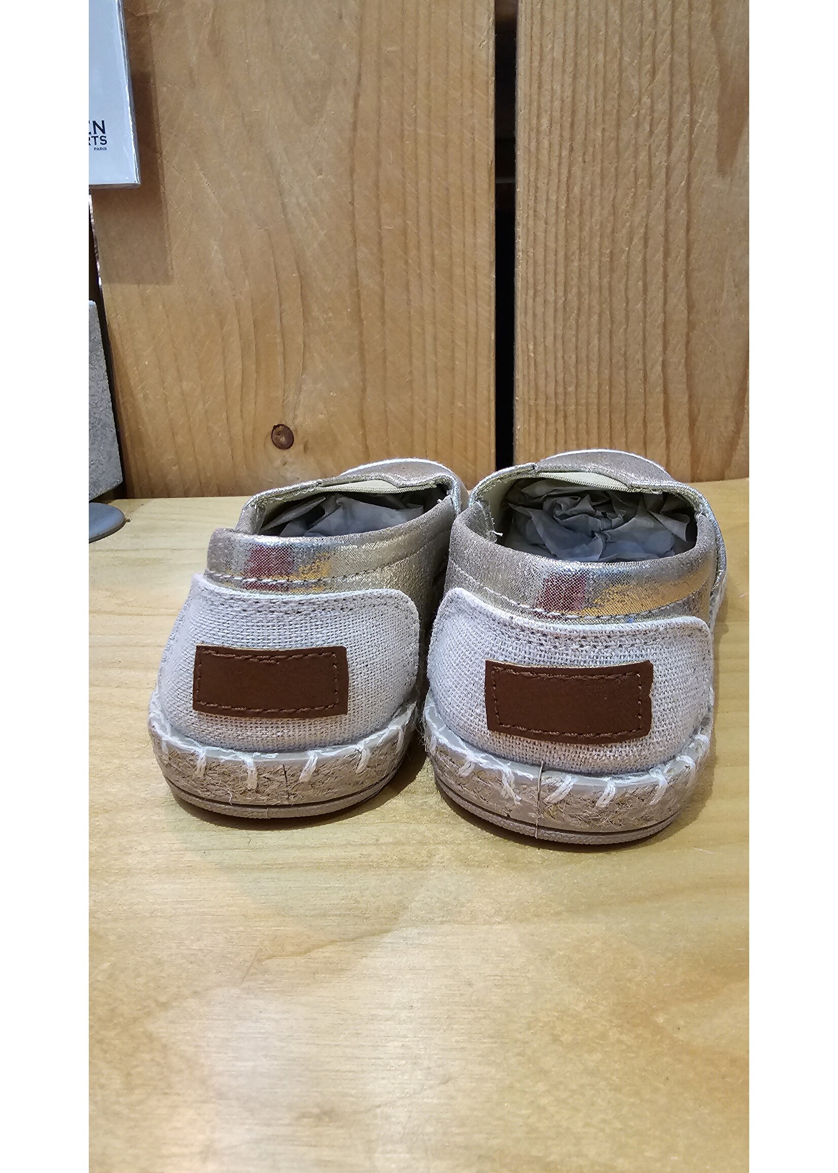Espadrille goud