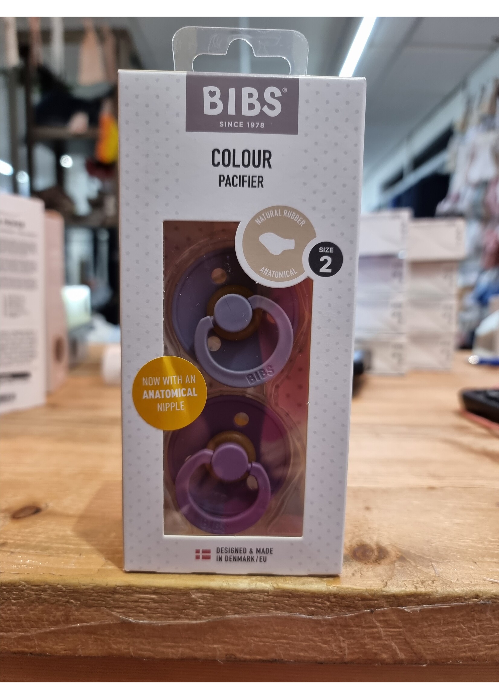 Bibs speen Paars nr 2