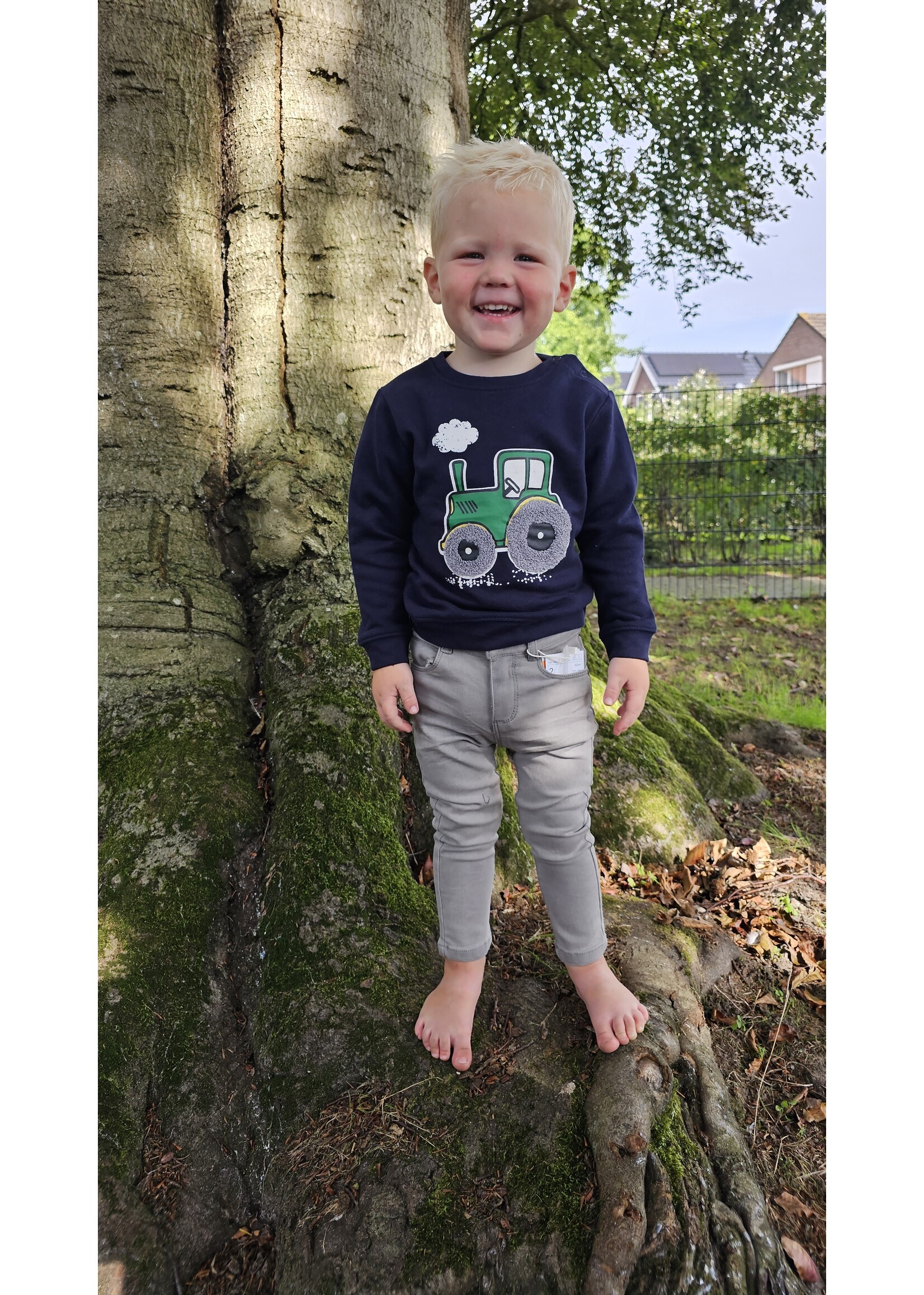 Sweater met tractor