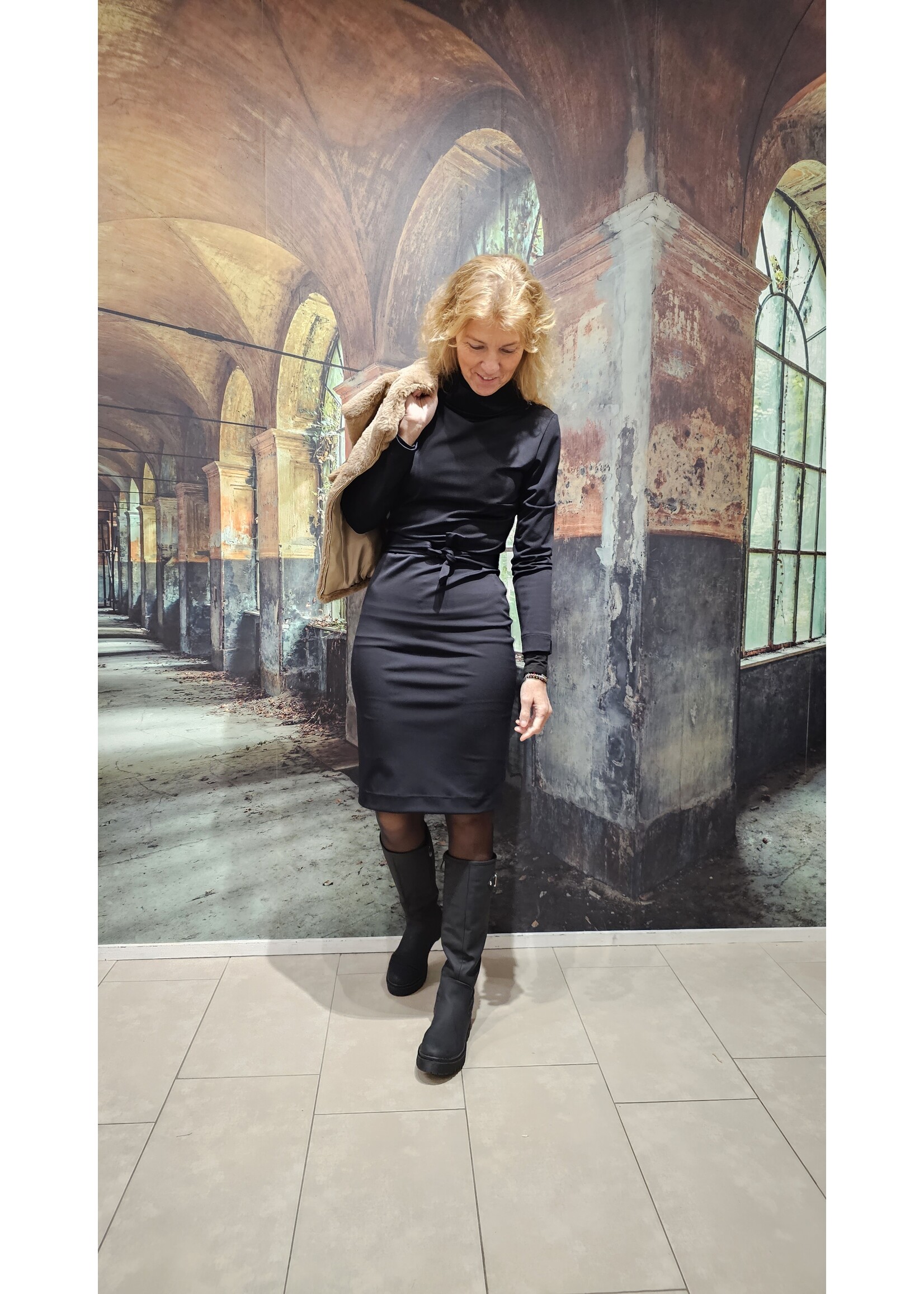 GentleFashion Travel dres Gerlien zwart