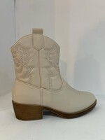 Lucky shoes Kort cowboylaarsje Beige