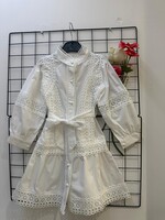 Kids Star Dress Celine Offwhite