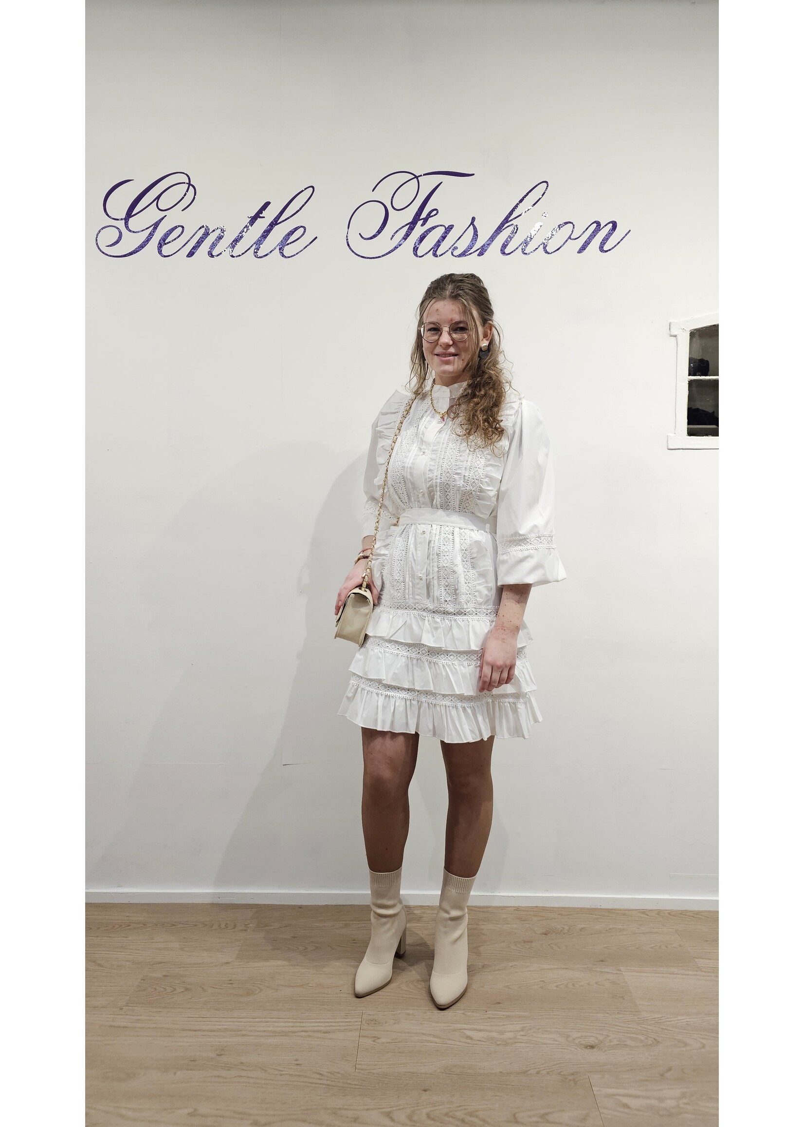 Flo Mode Dress Chantal Wit