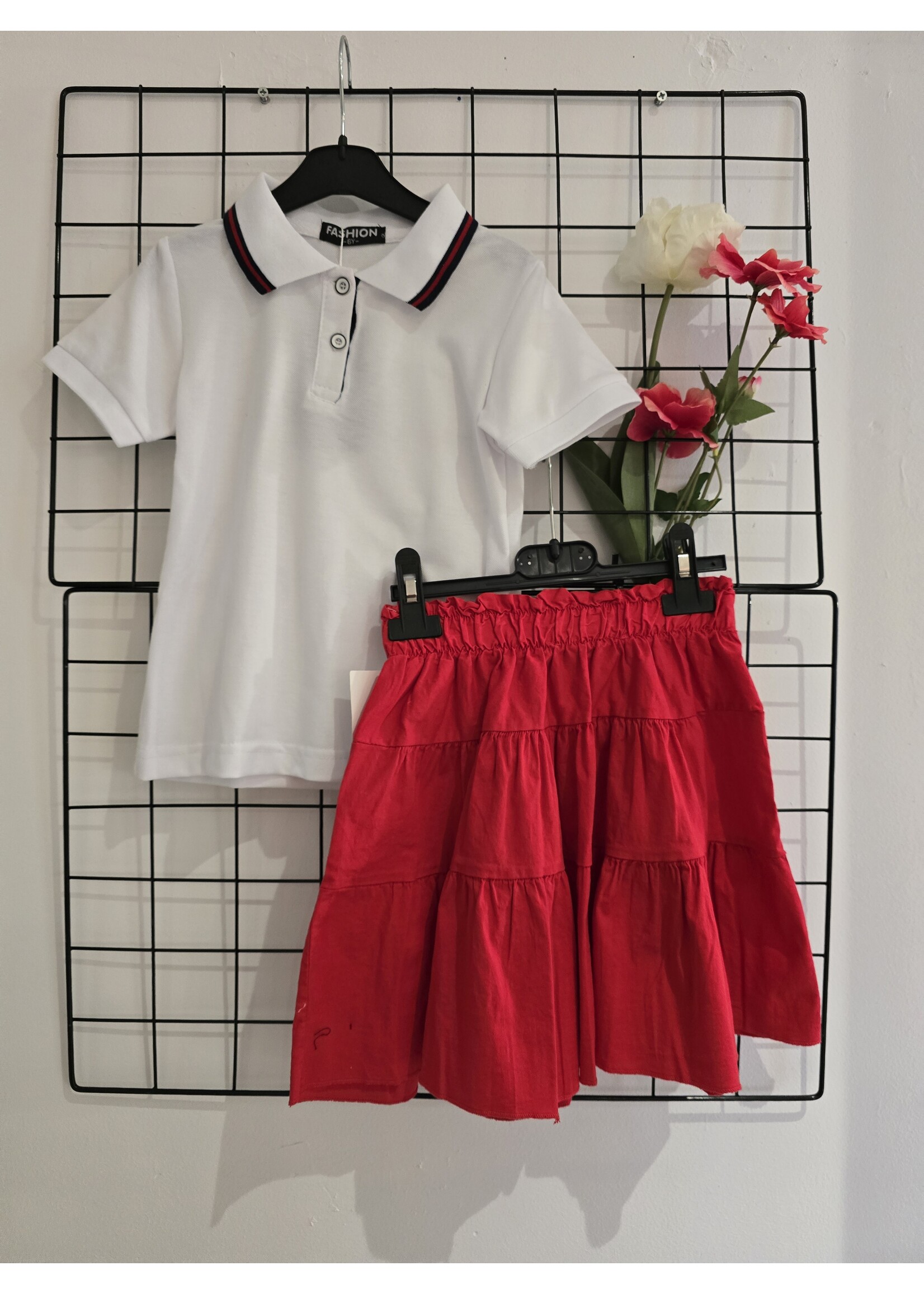 Mini Mignon Rok Williene rood