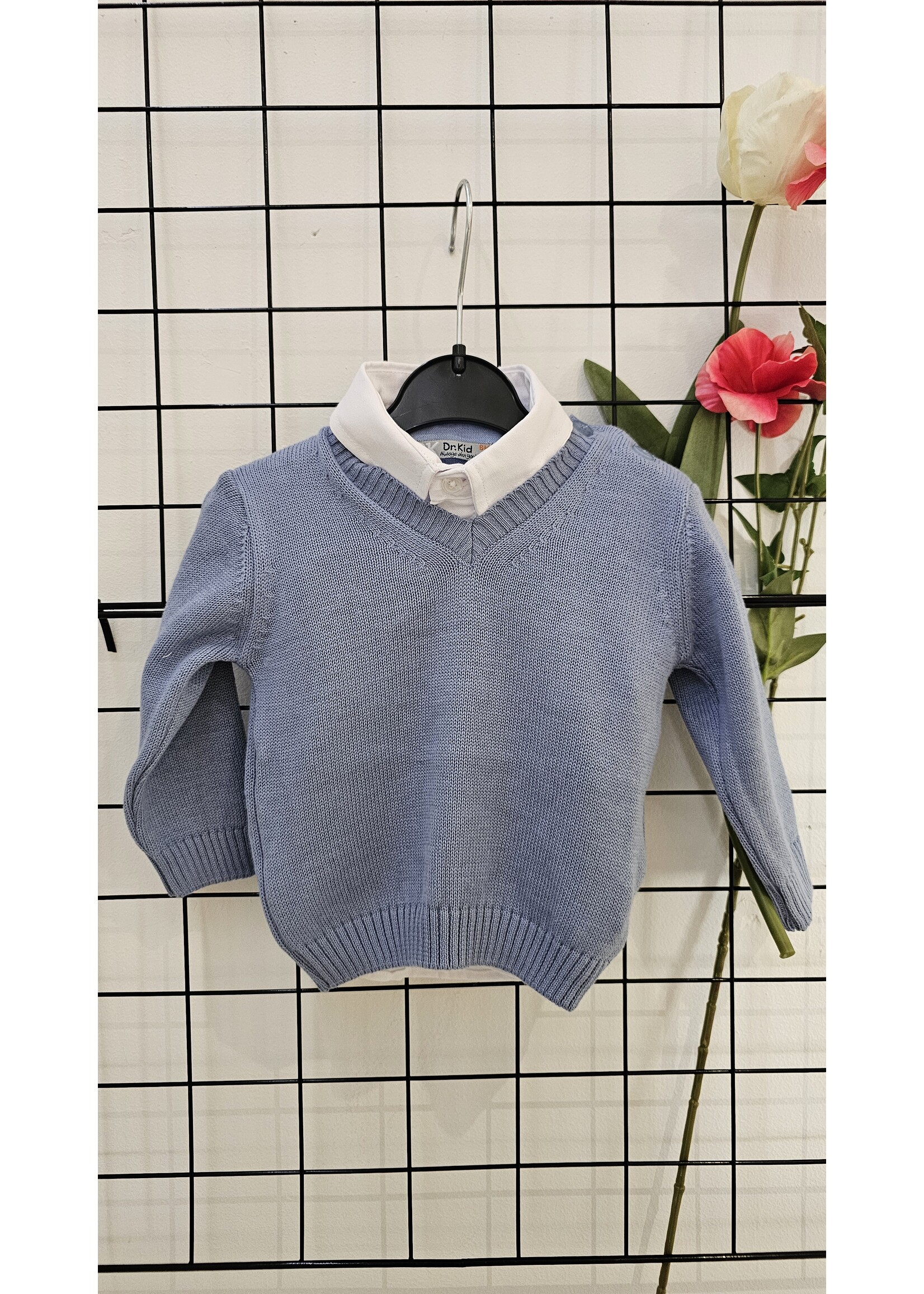 dr Kid Dr kid baby pullover Azul blauw