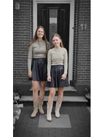 Knitwear truitje met schulprand zes kleuren