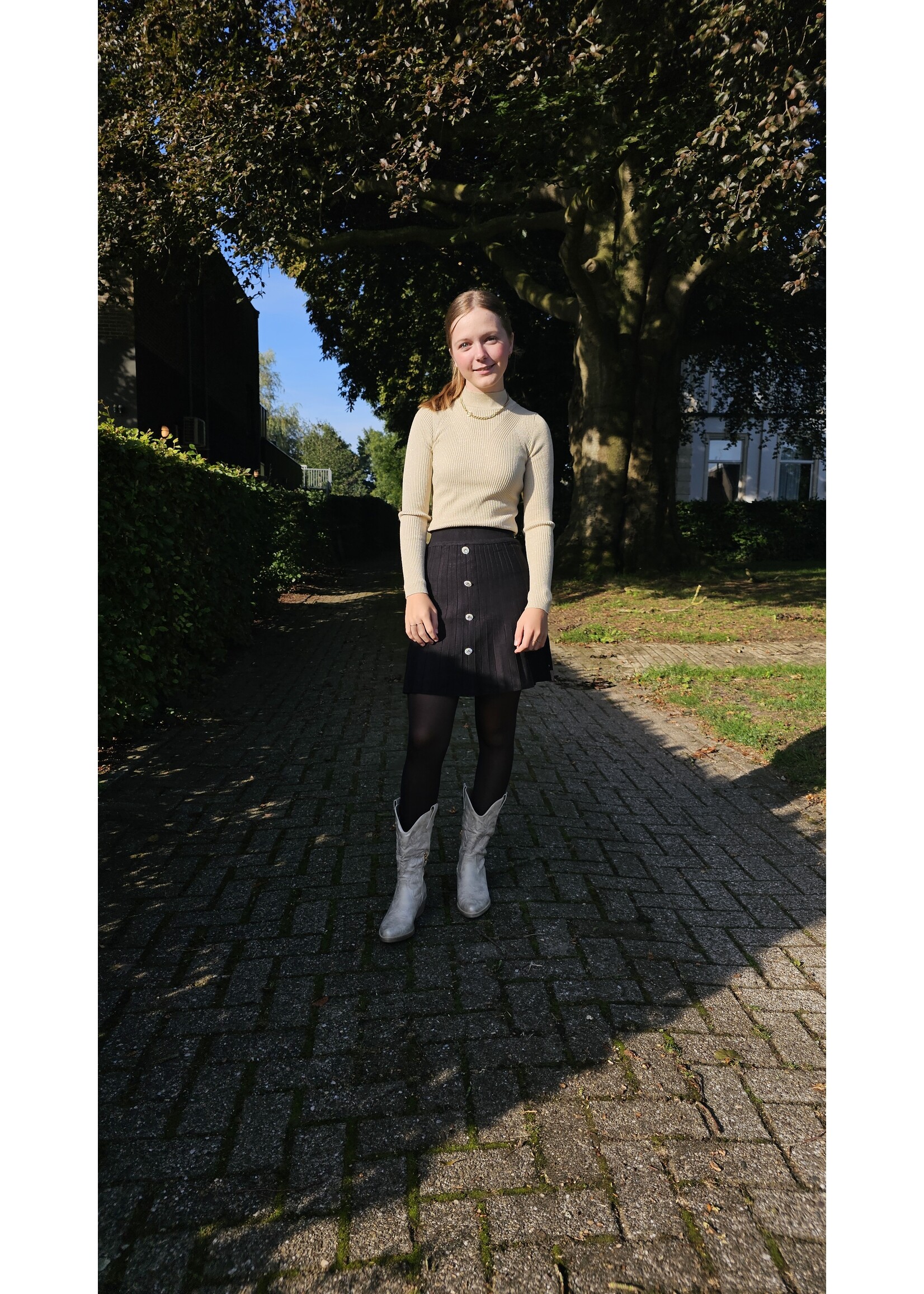 Knitwear top met glinster