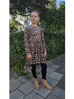 Panter velvet jurk met tasje