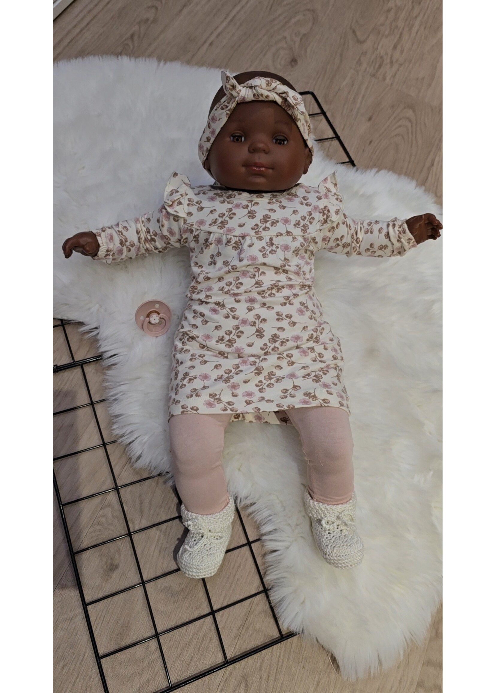 Baby set roze Dirkje