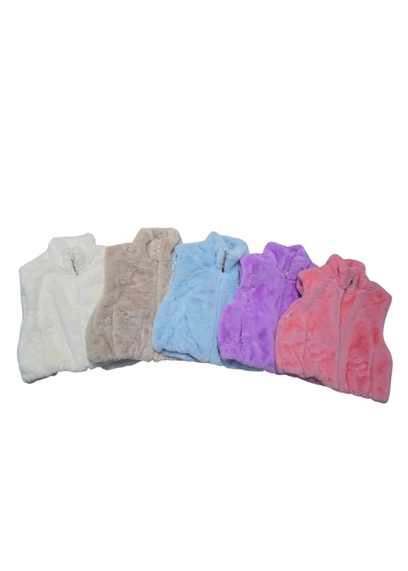 Bont bodywarmer zonder klepjes