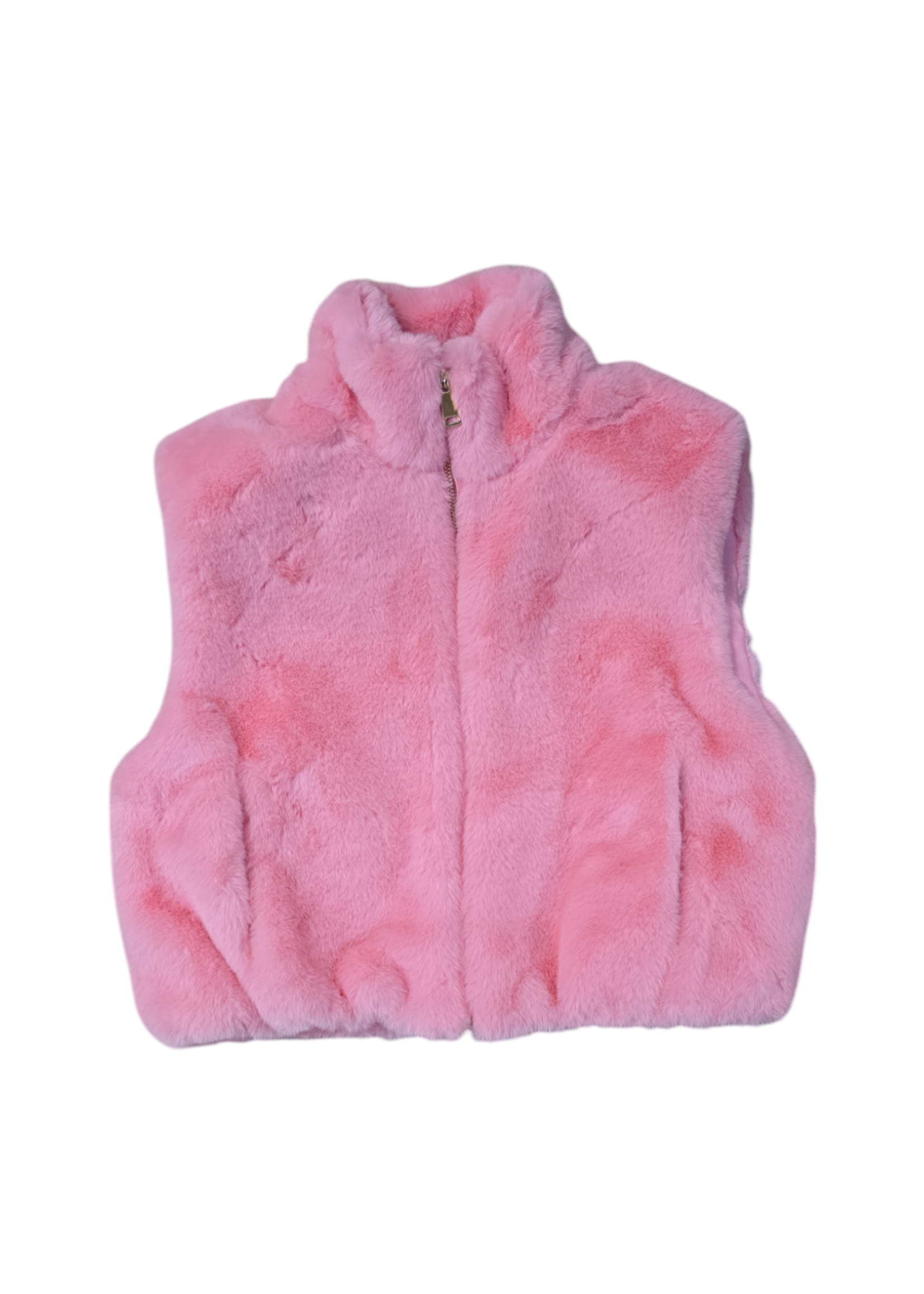 Bont bodywarmer zonder klepjes