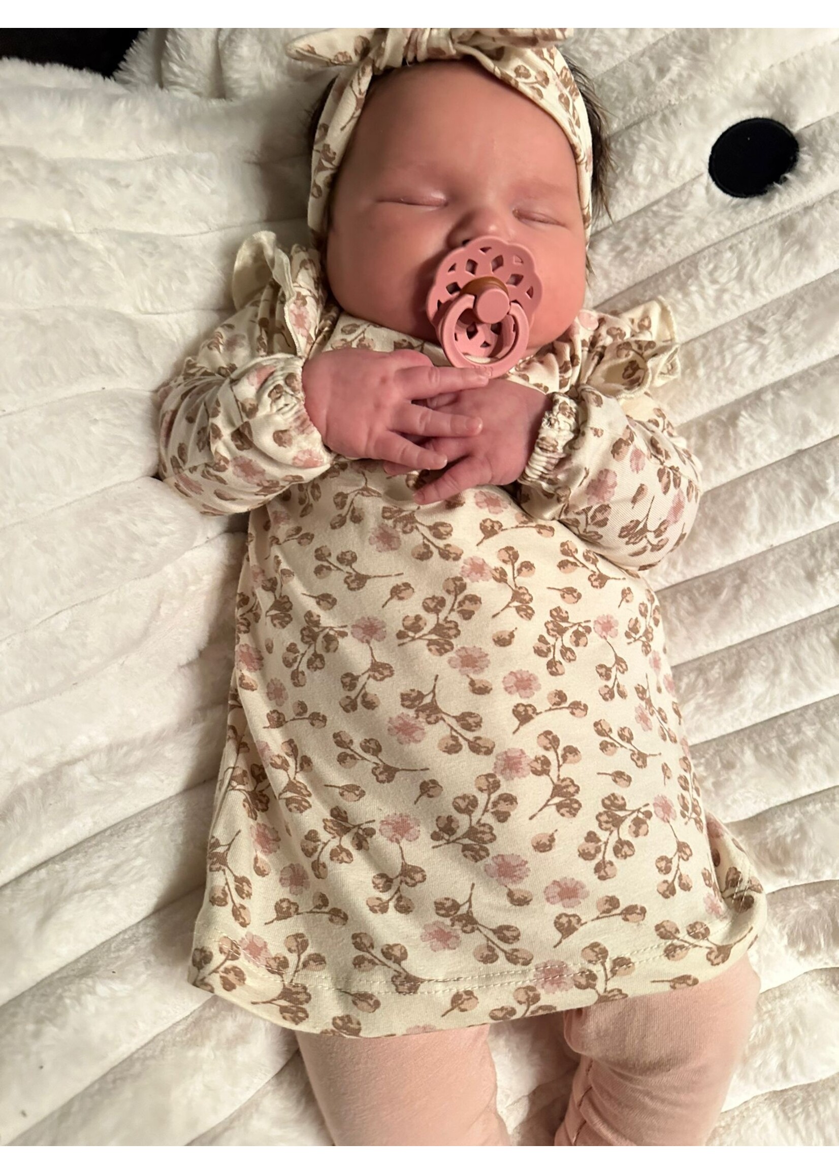 Baby set roze Dirkje