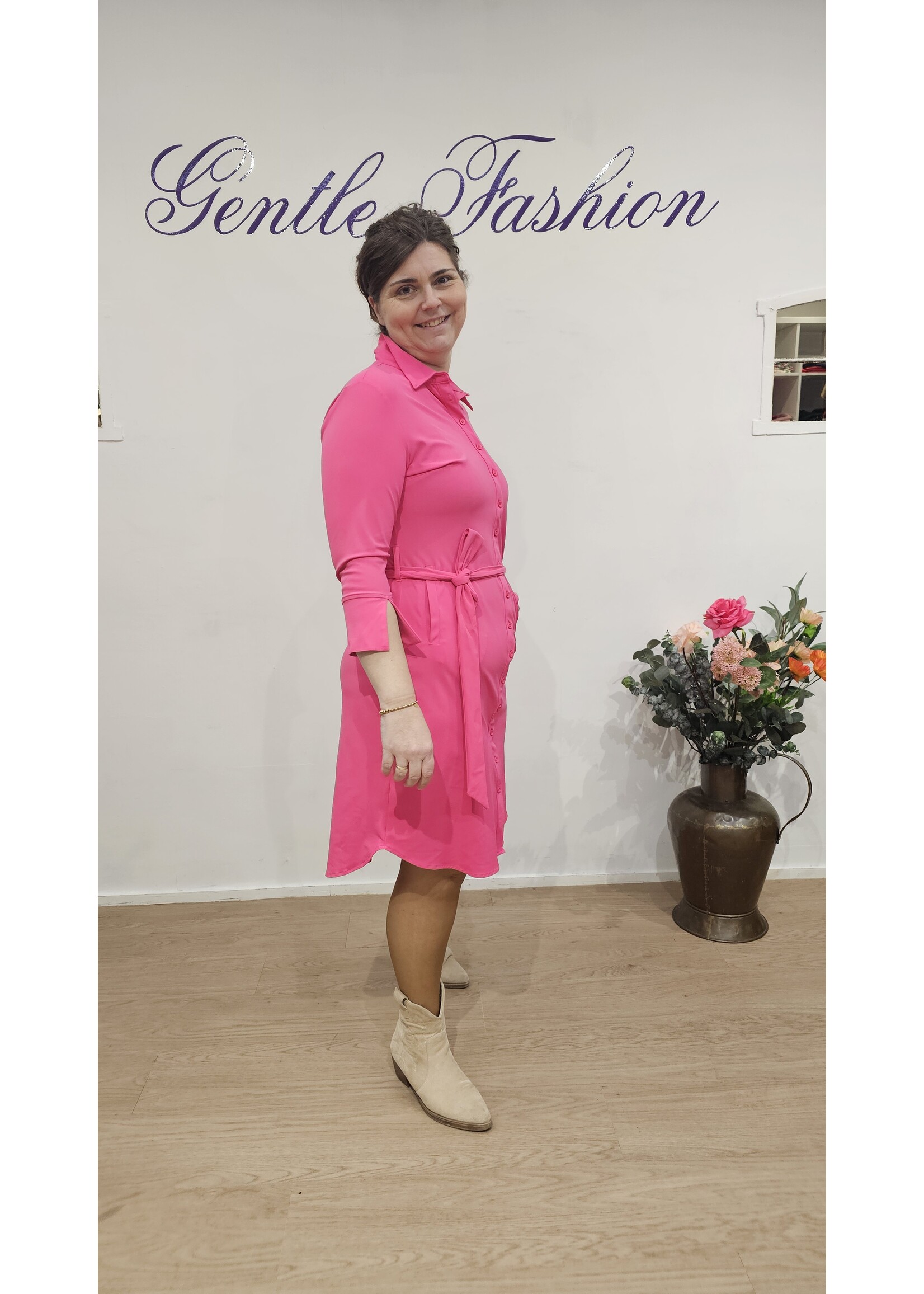 Mi Piace Fuchsia driekwart mouw
