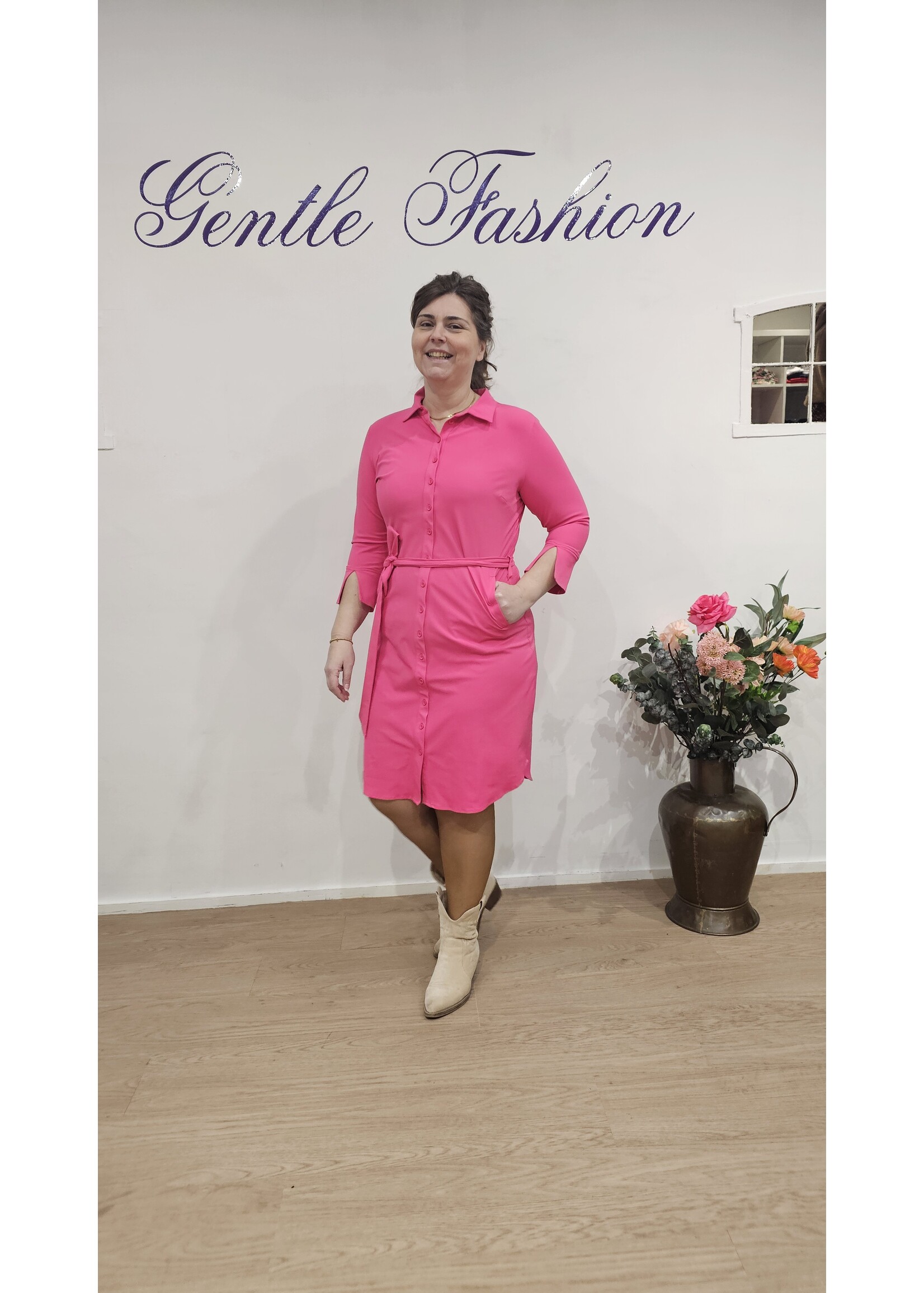 Mi Piace Fuchsia driekwart mouw