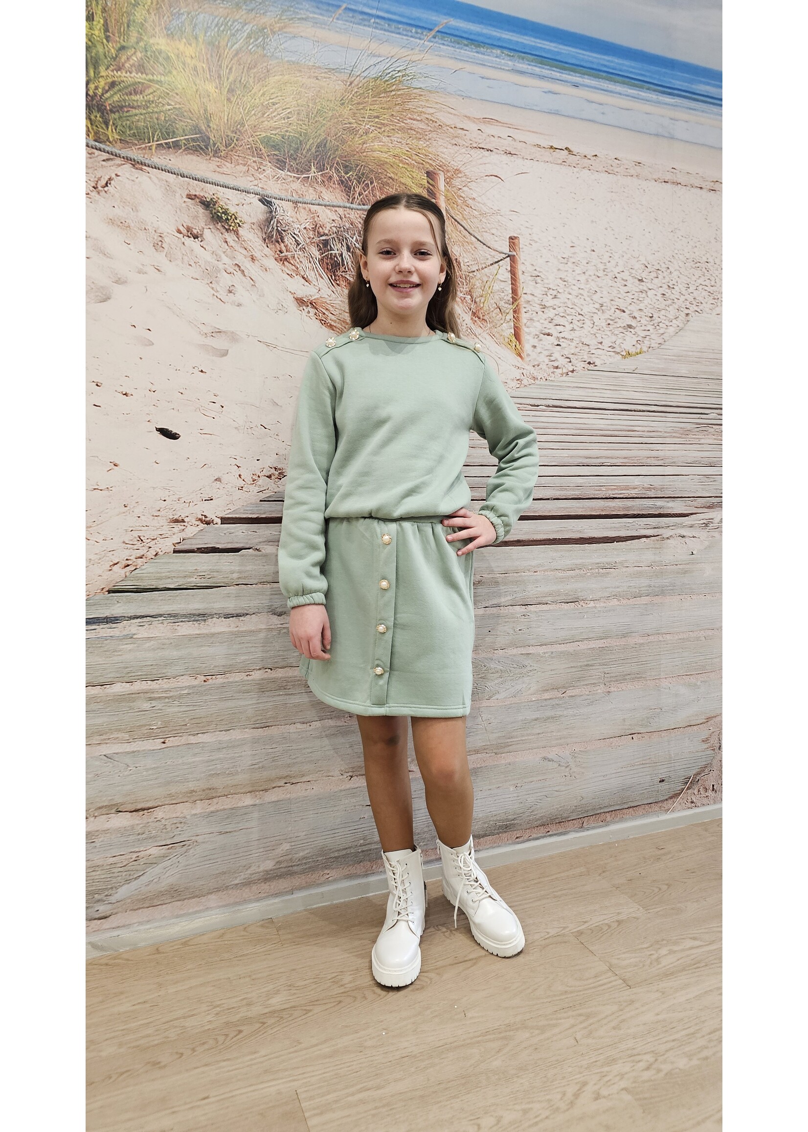 Sweater stof rokje Lynn