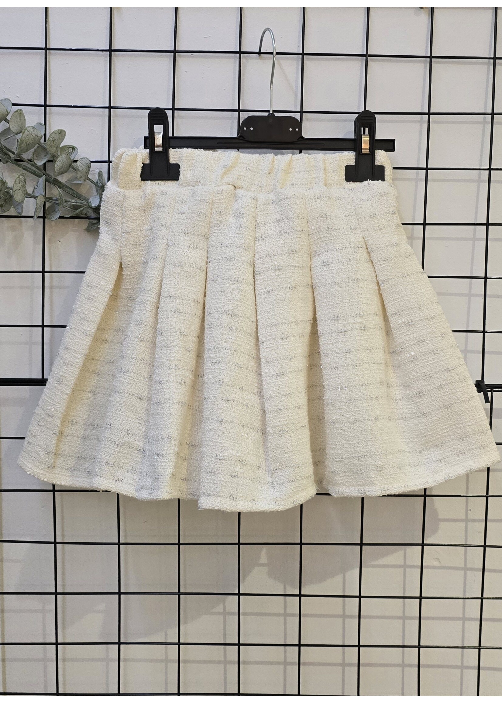 Bouclé setje twee kleuen