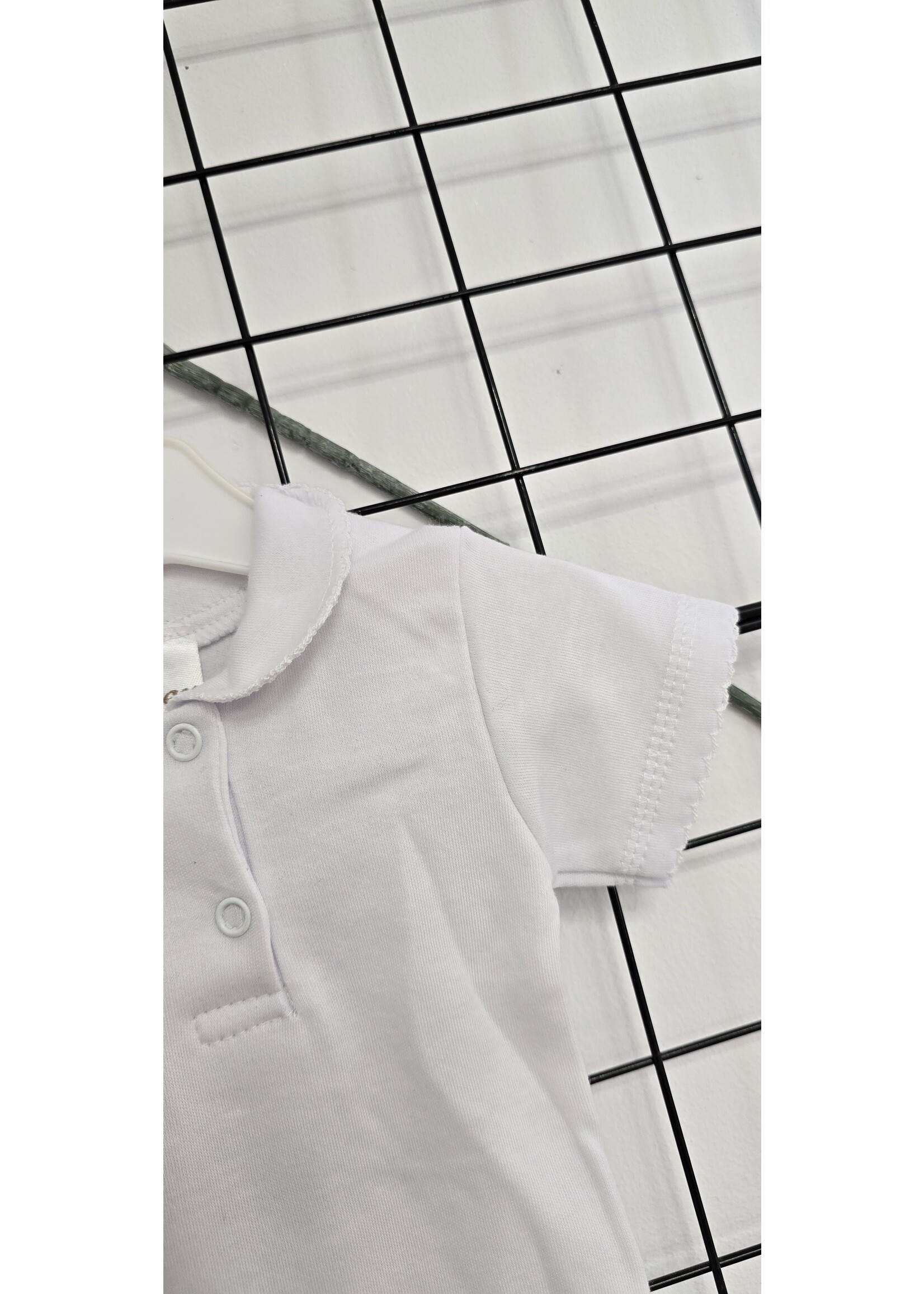 Bodysuit wit korte mouw