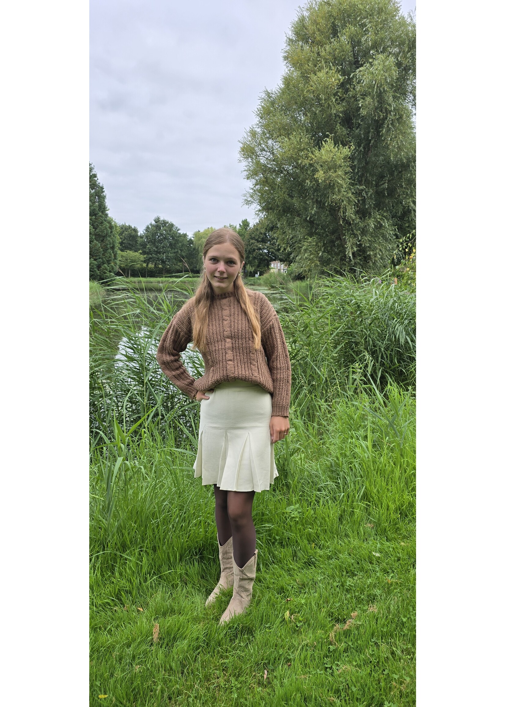 Knitwear rok Emma twee kleuren