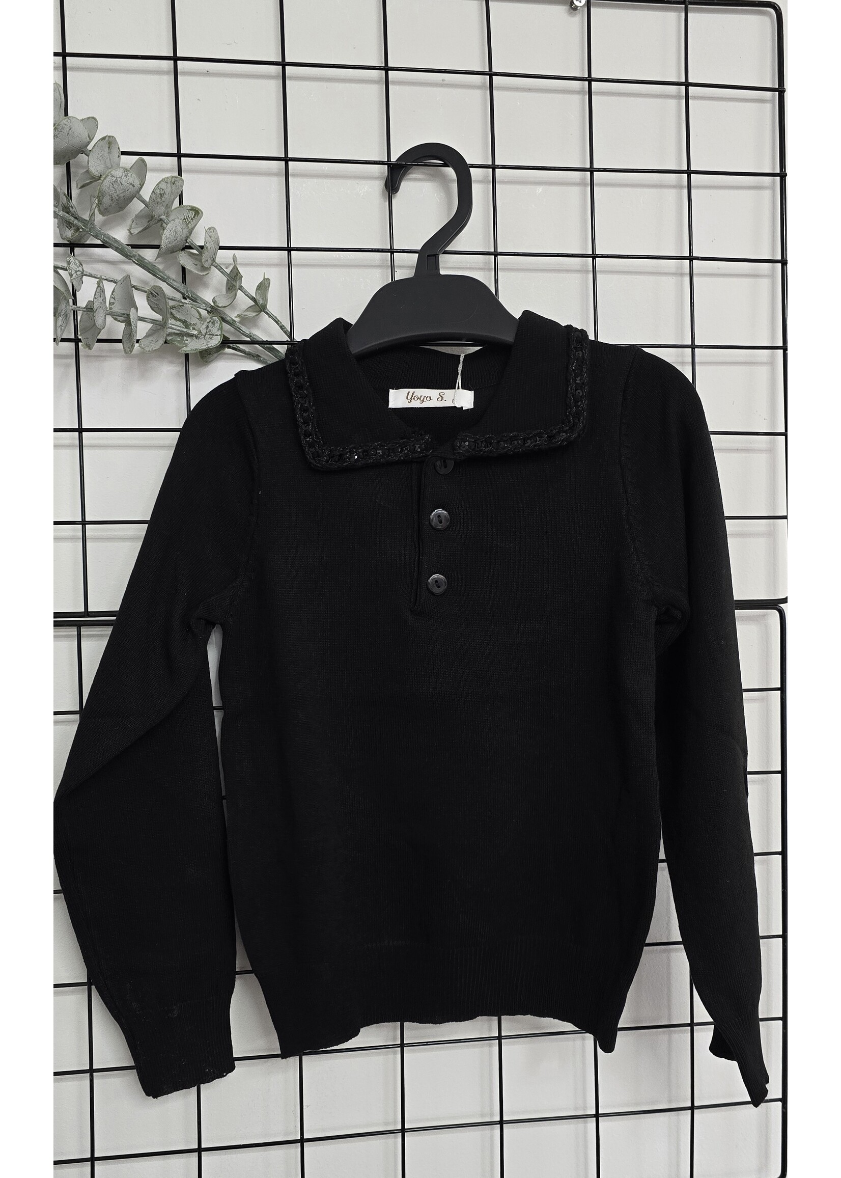 Knitwear top twee kleuren