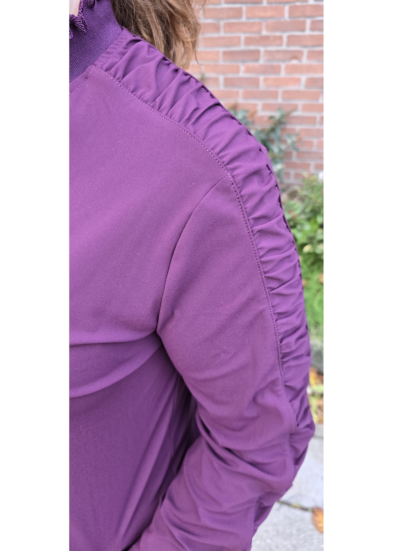 Tripple nine jurk rimpelmouwen