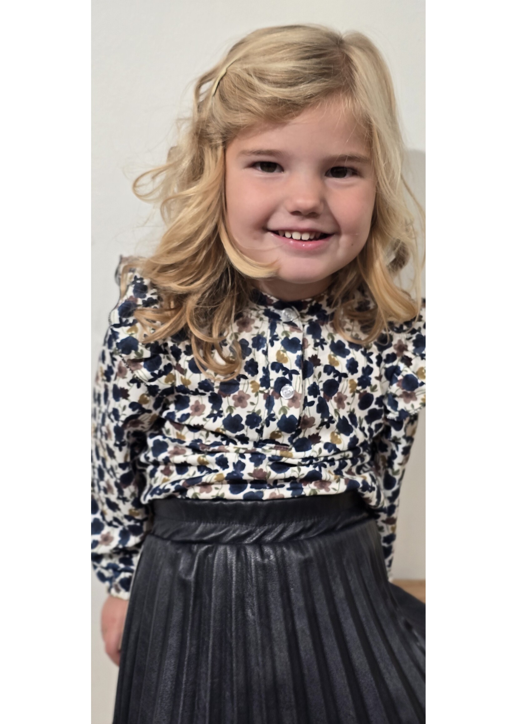 Leatherlook plissé rokje