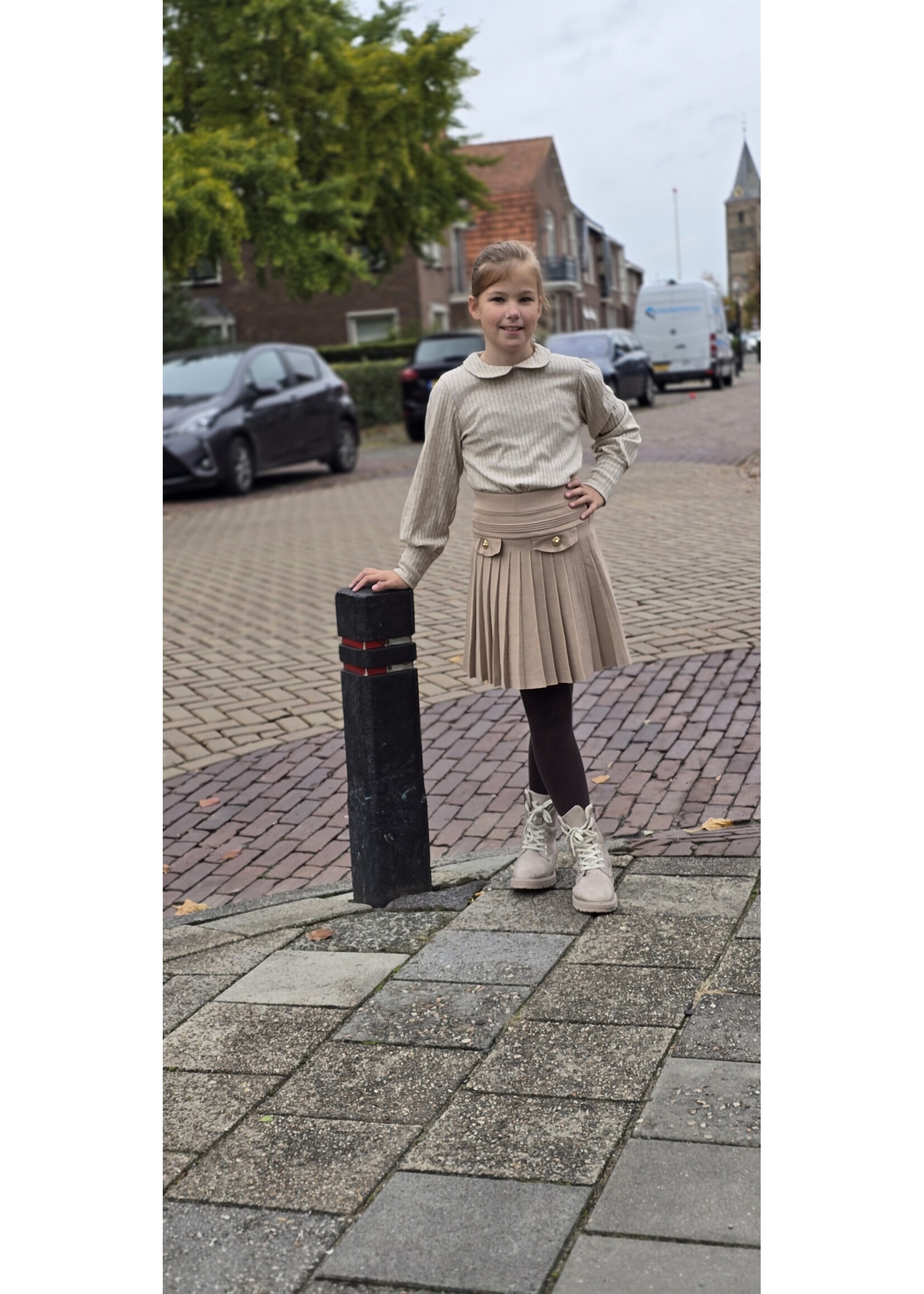 Top Eline met rond kraagje