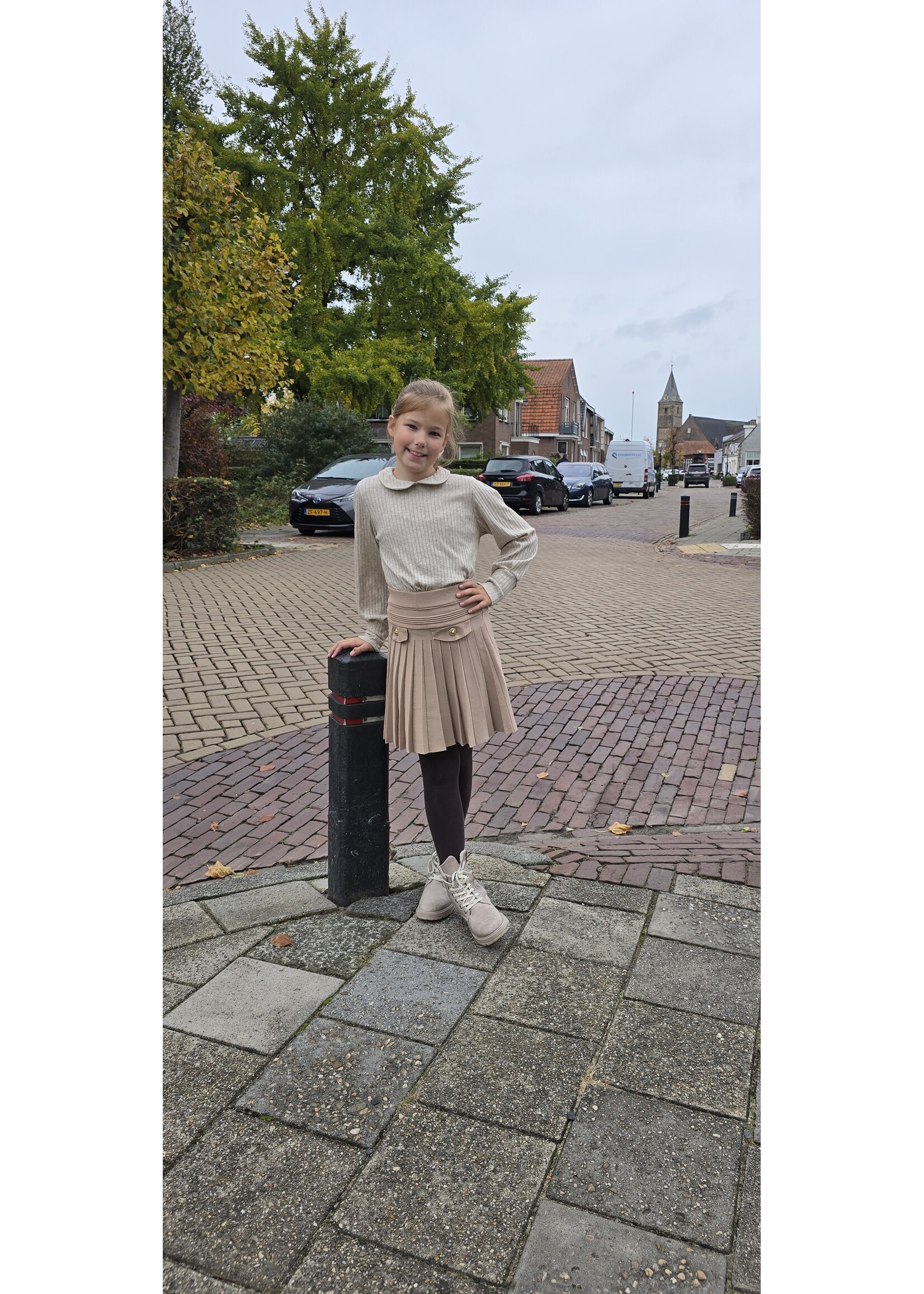 Top Eline met rond kraagje