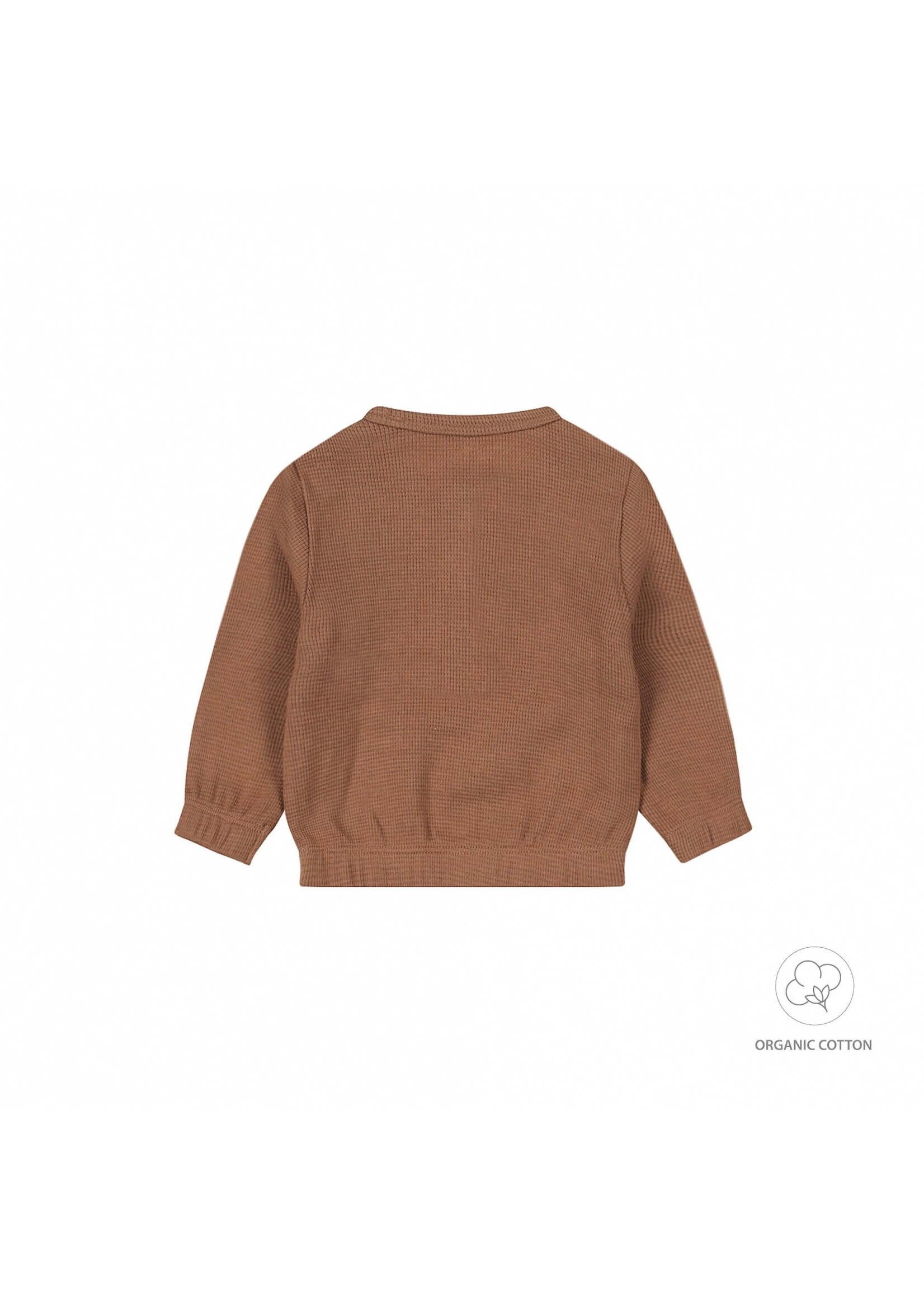 Baby sweater bruin