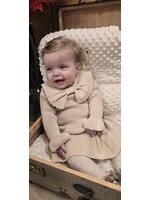 Gebreid jurkje met strik