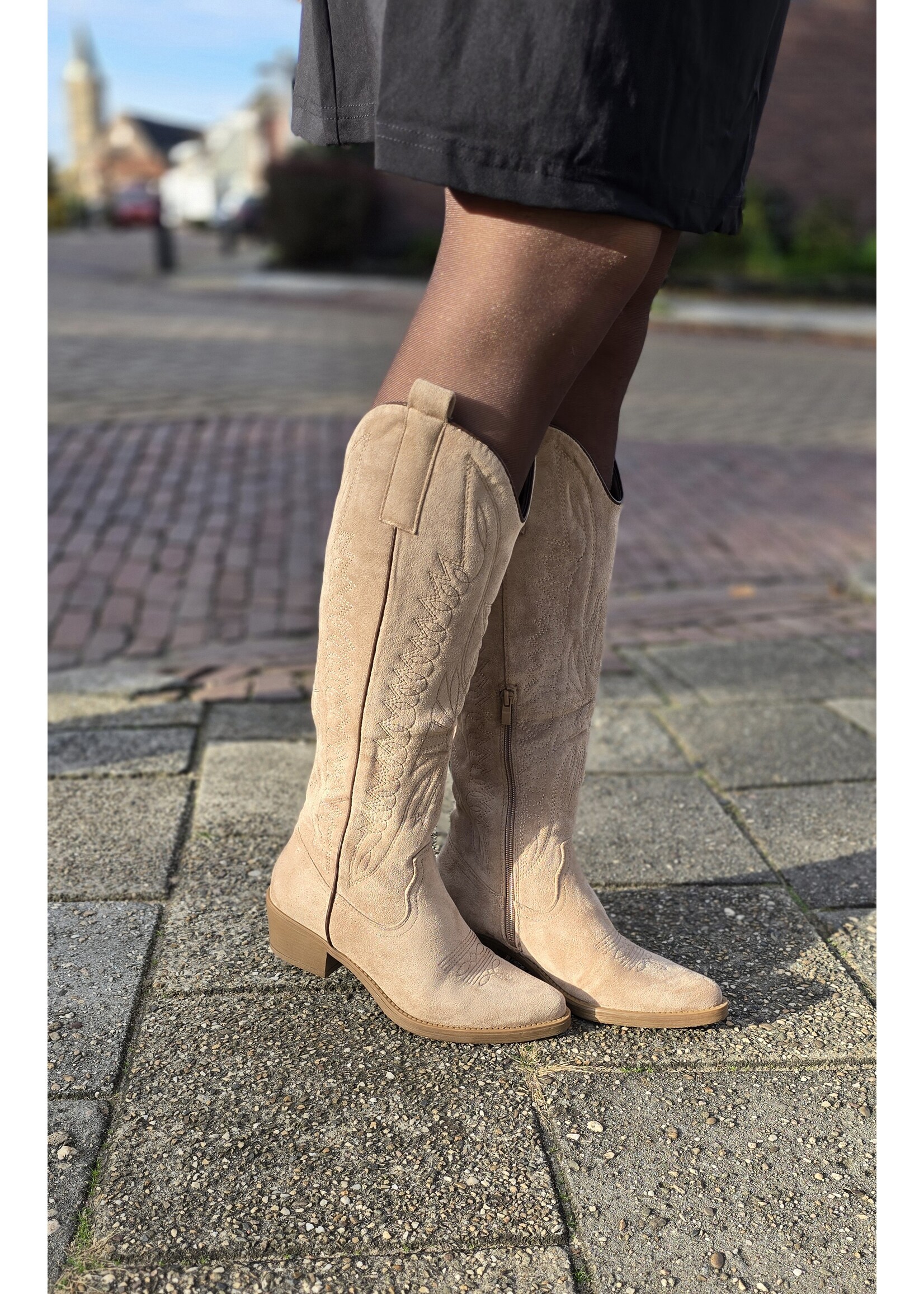 Cowboy laars khaki Rhodé