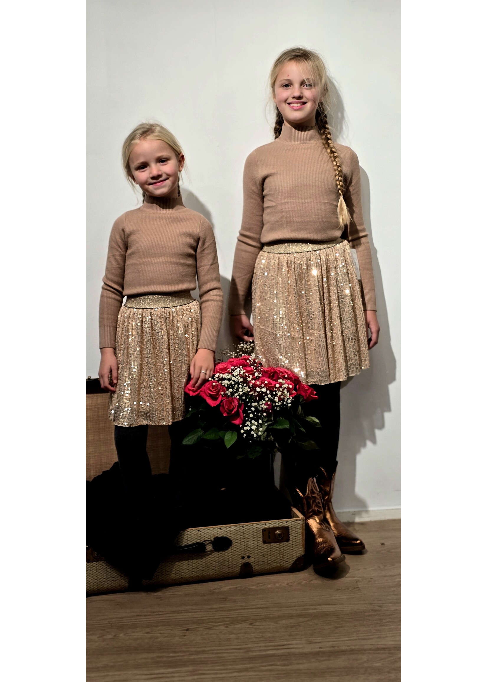 Feest rokje twee kleuren