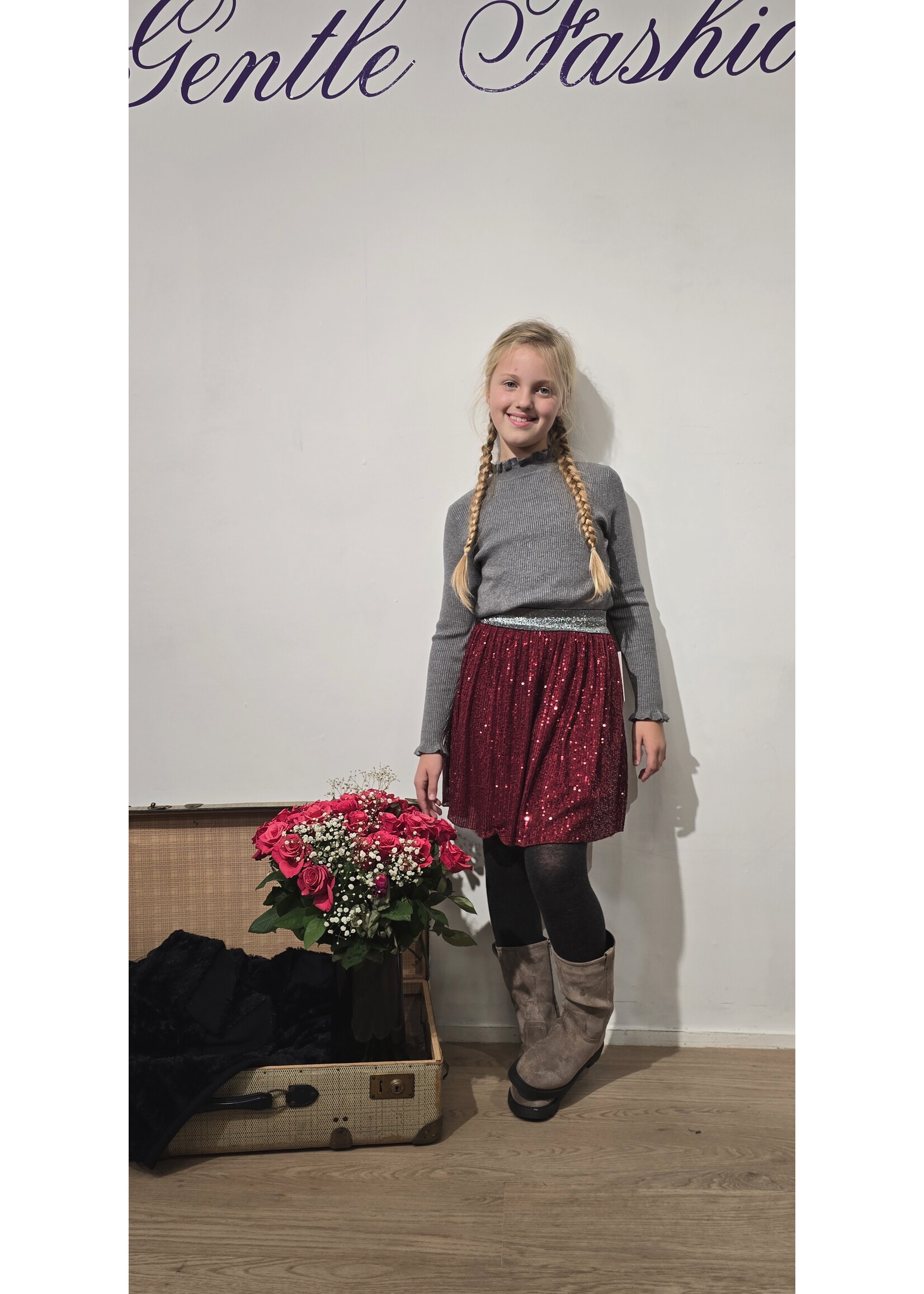 Feest rokje twee kleuren