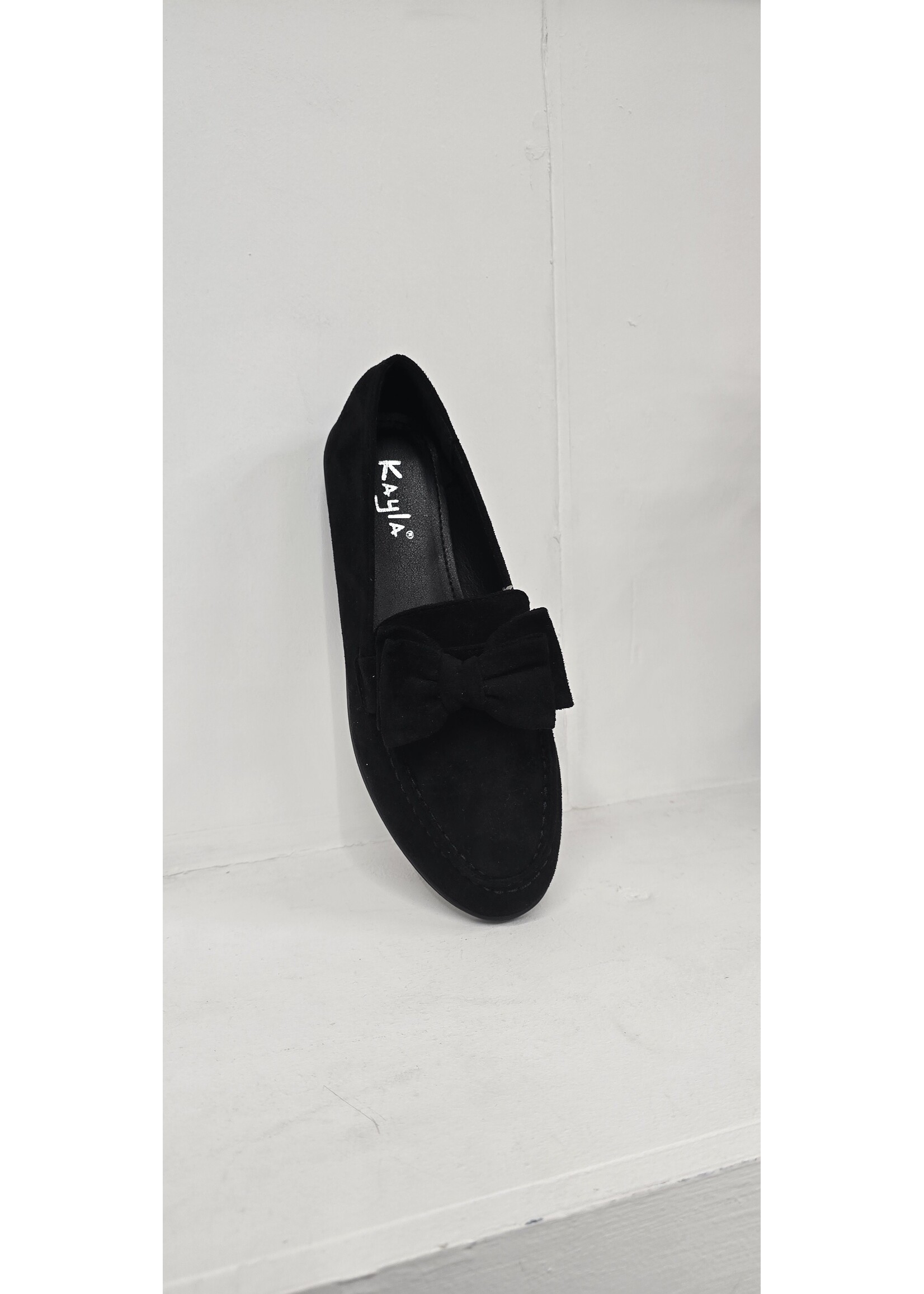 Loafer zwart Suédine