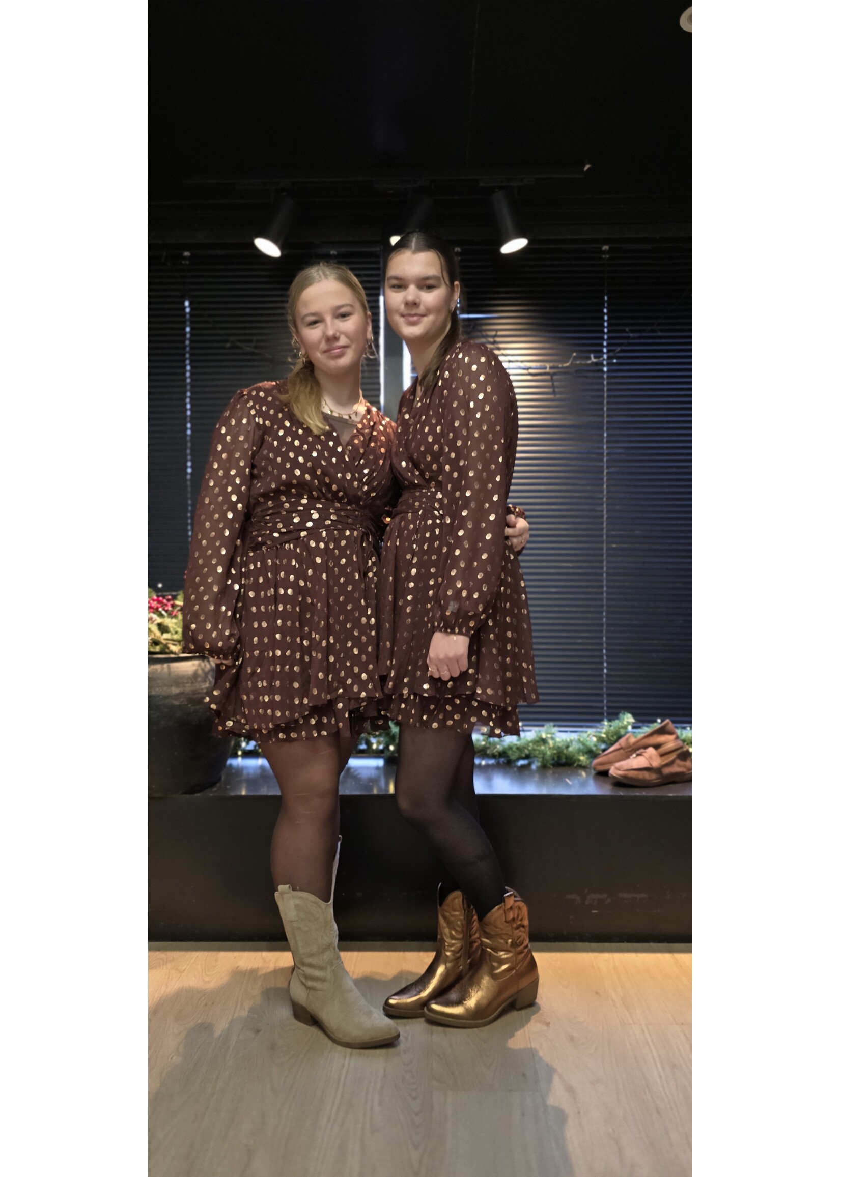 Dot dress  twee kleuren