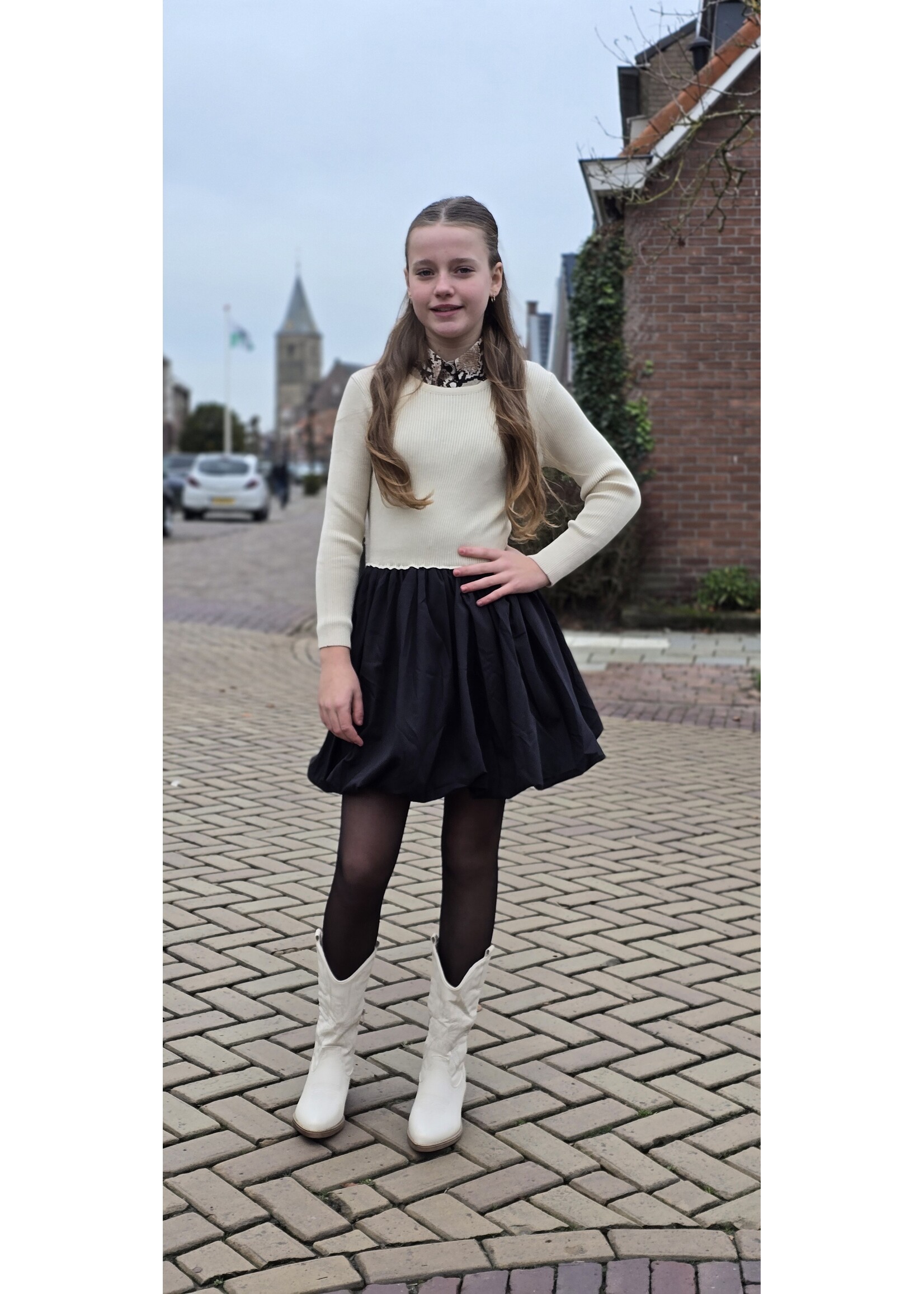 Ballonjurk Ilse twee kleuren