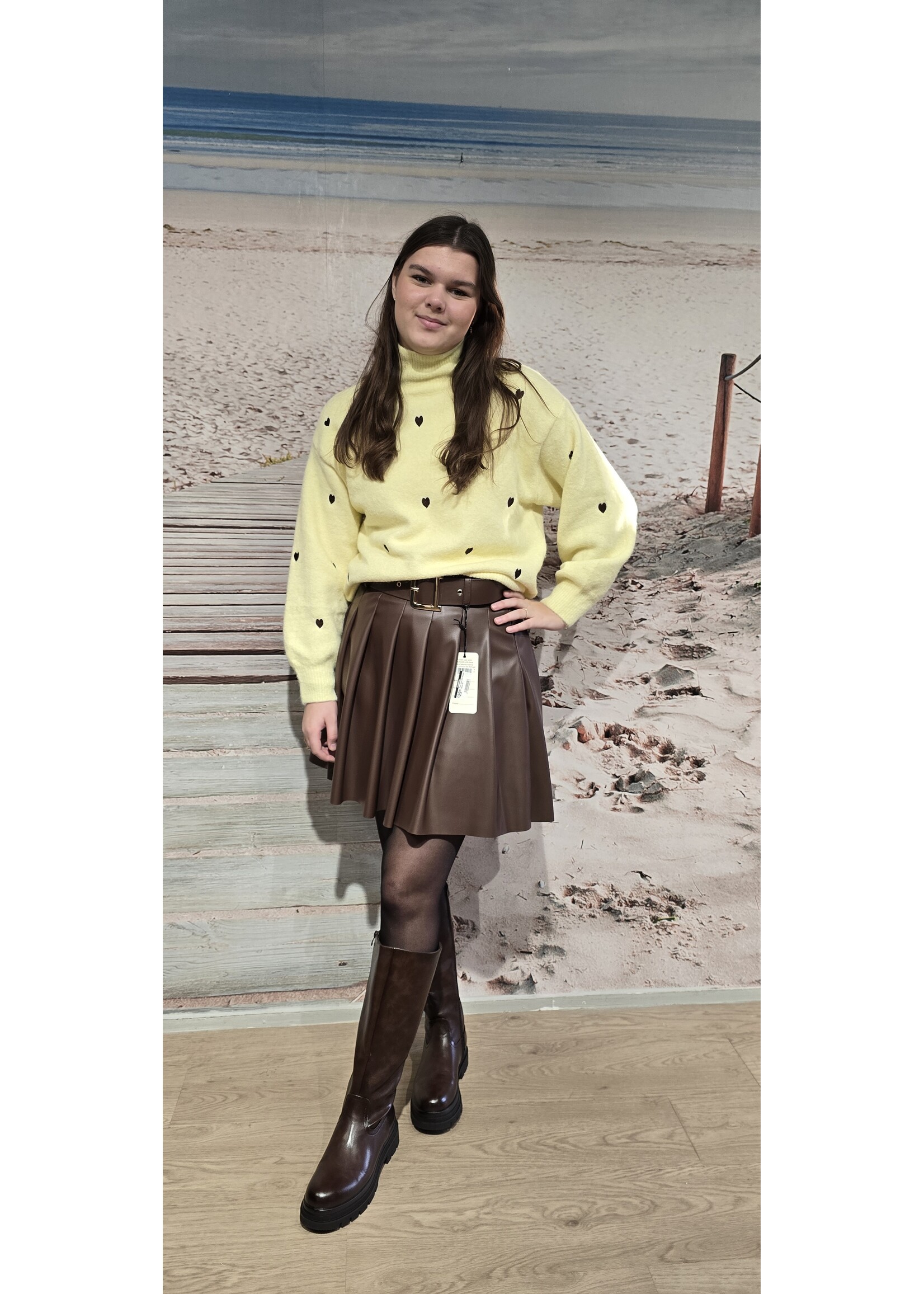 Hartjes trui drie kleuren