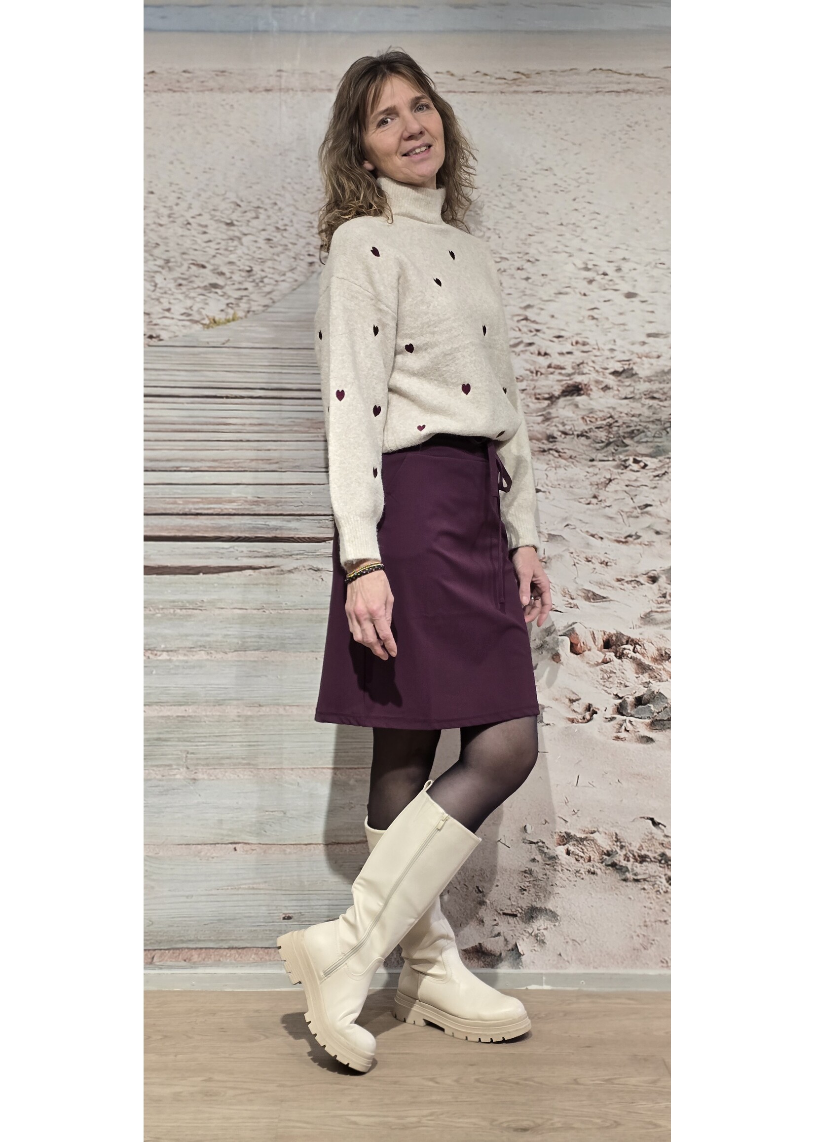 Hartjes trui drie kleuren