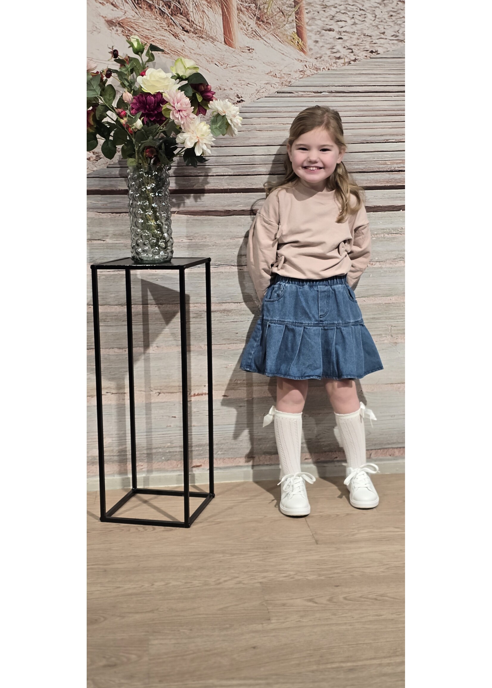 Jeans rok twee kleuren