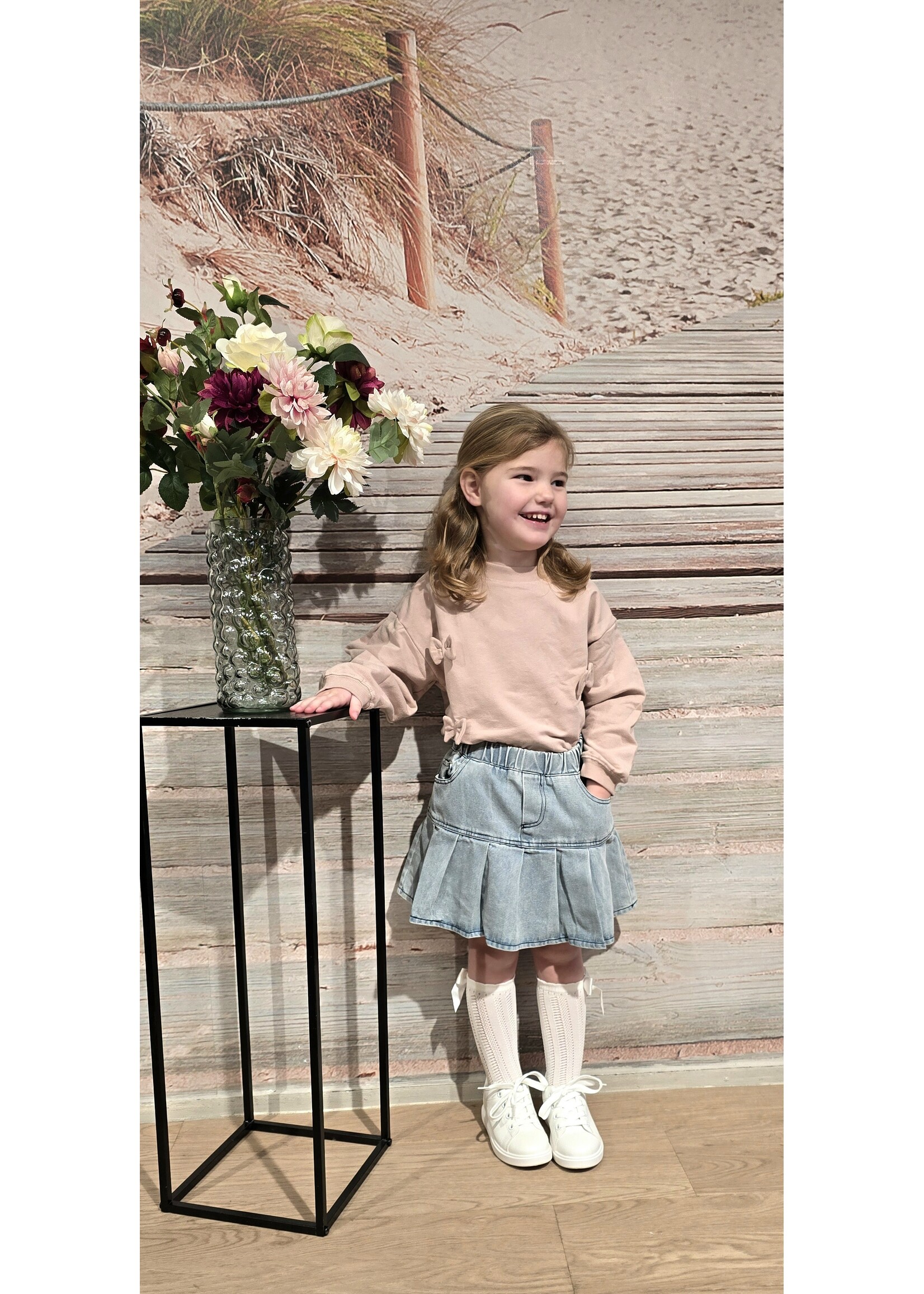 Jeans rok twee kleuren