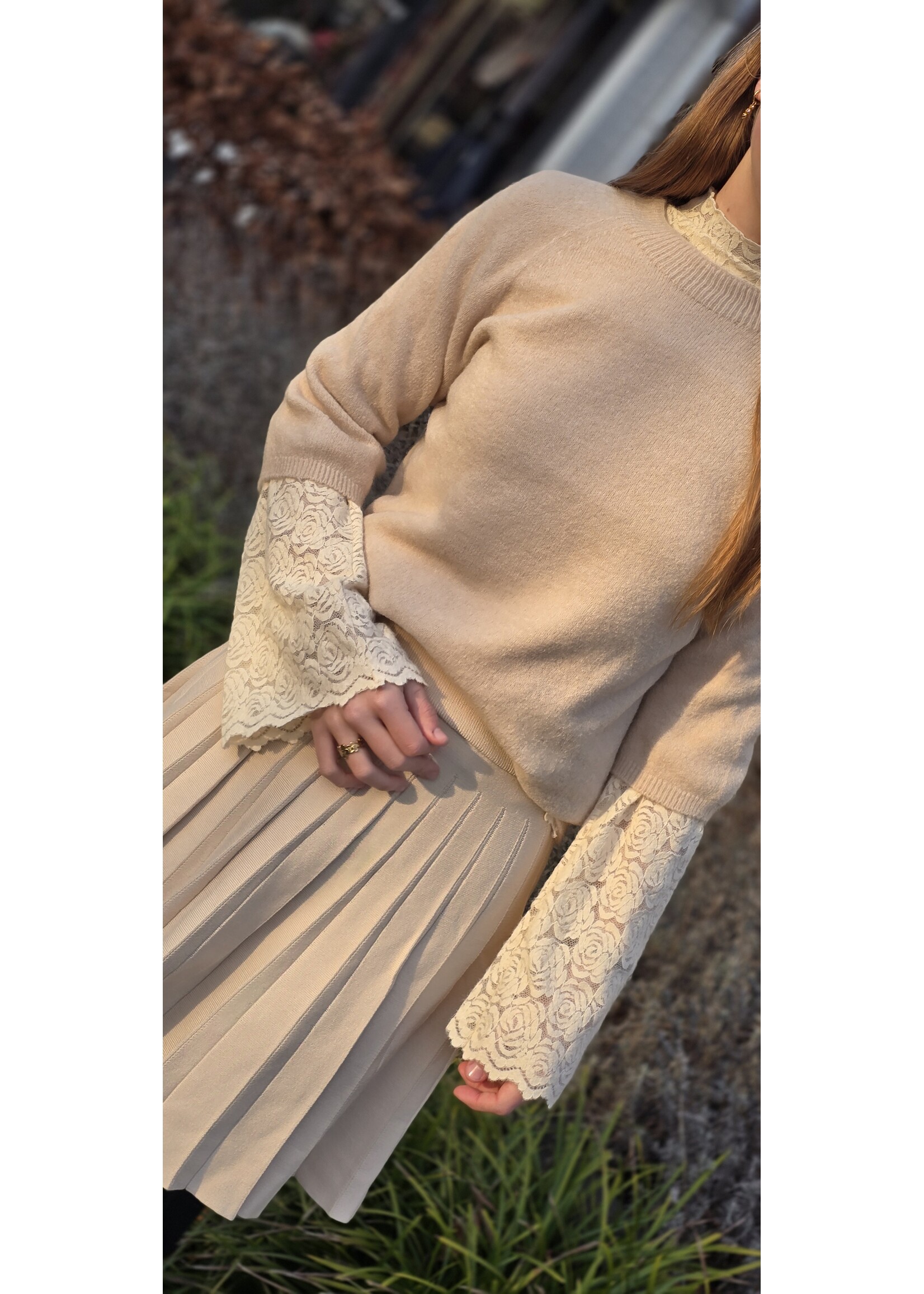 Kanten top Mirthe meer kleuren