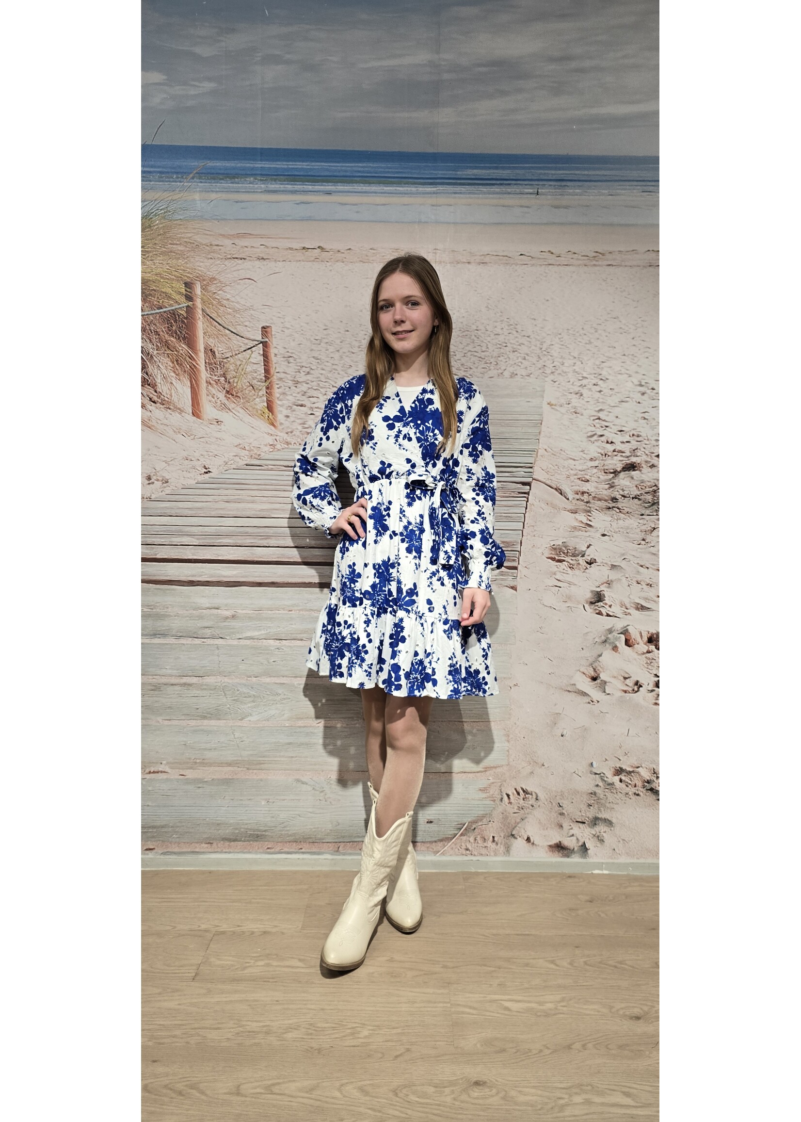 Jurk Fleur twee kleuren