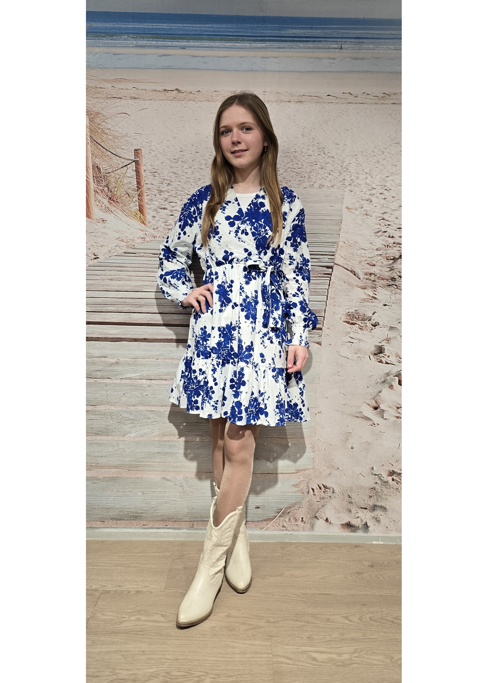 Jurk Fleur twee kleuren