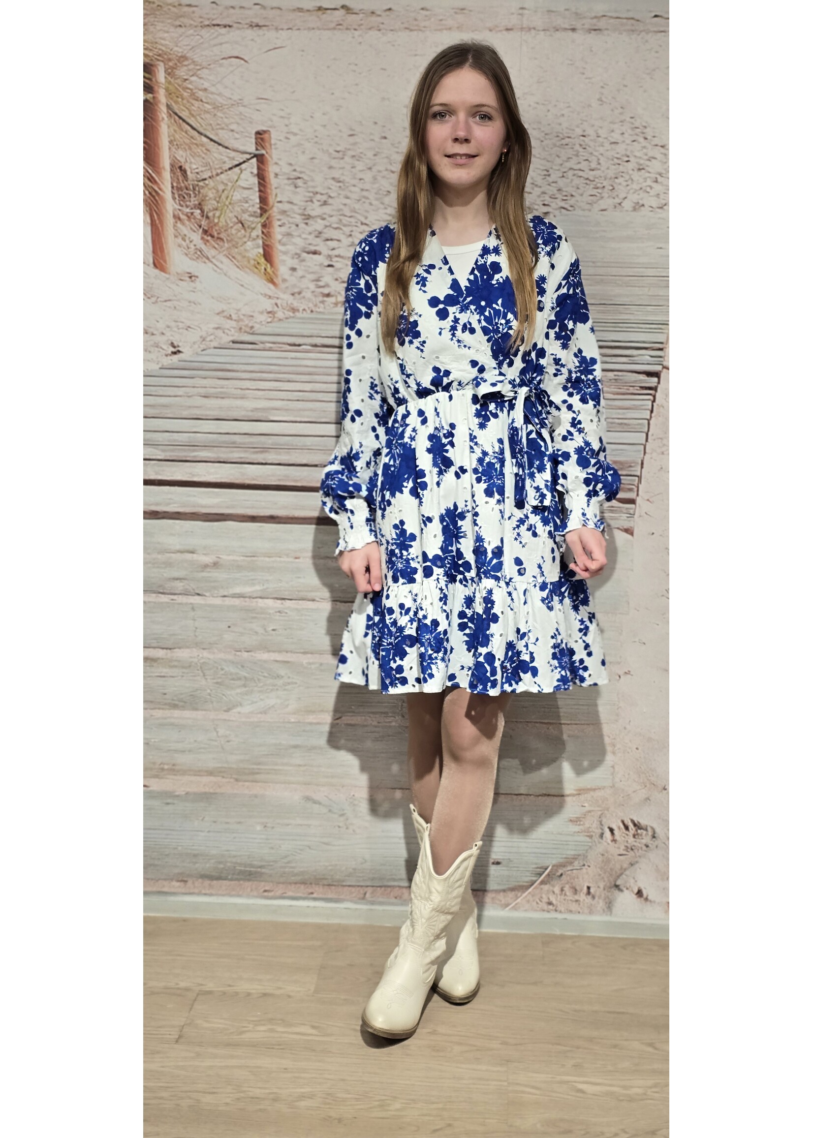 Jurk Fleur twee kleuren