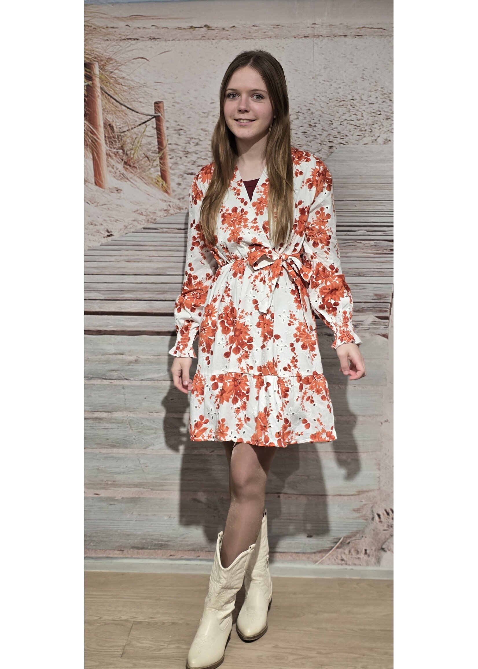 Jurk Fleur twee kleuren