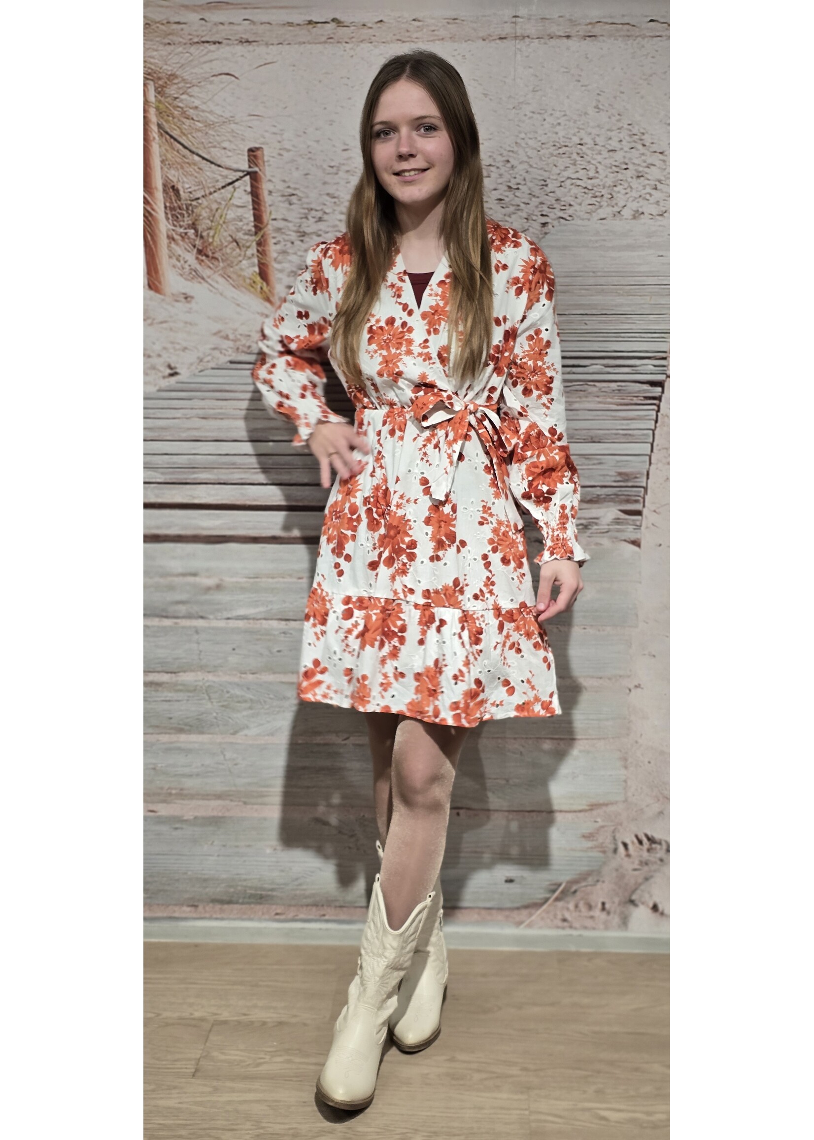 Jurk Fleur twee kleuren